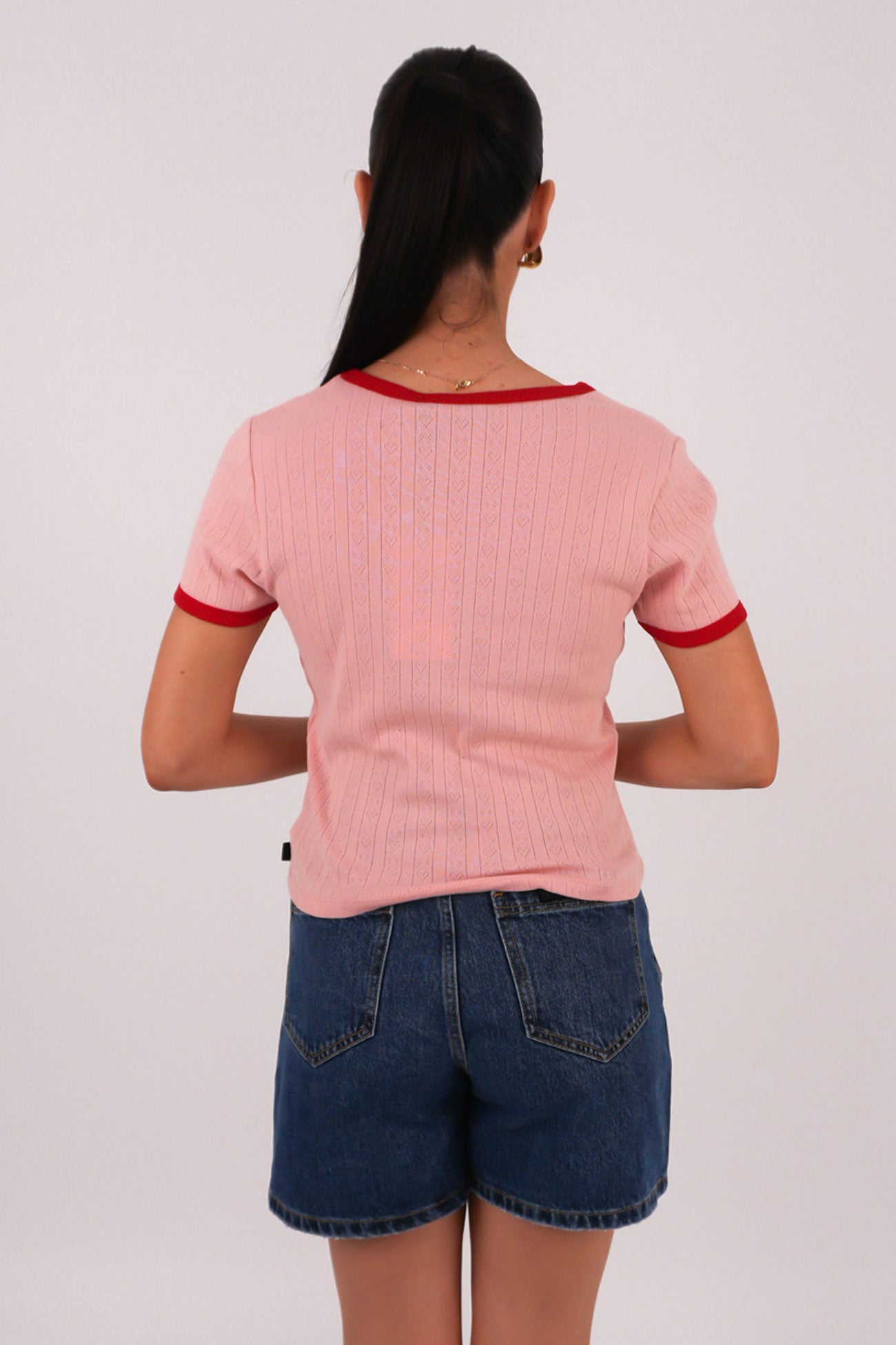 Canyon Sun Baby Tee Light Pink