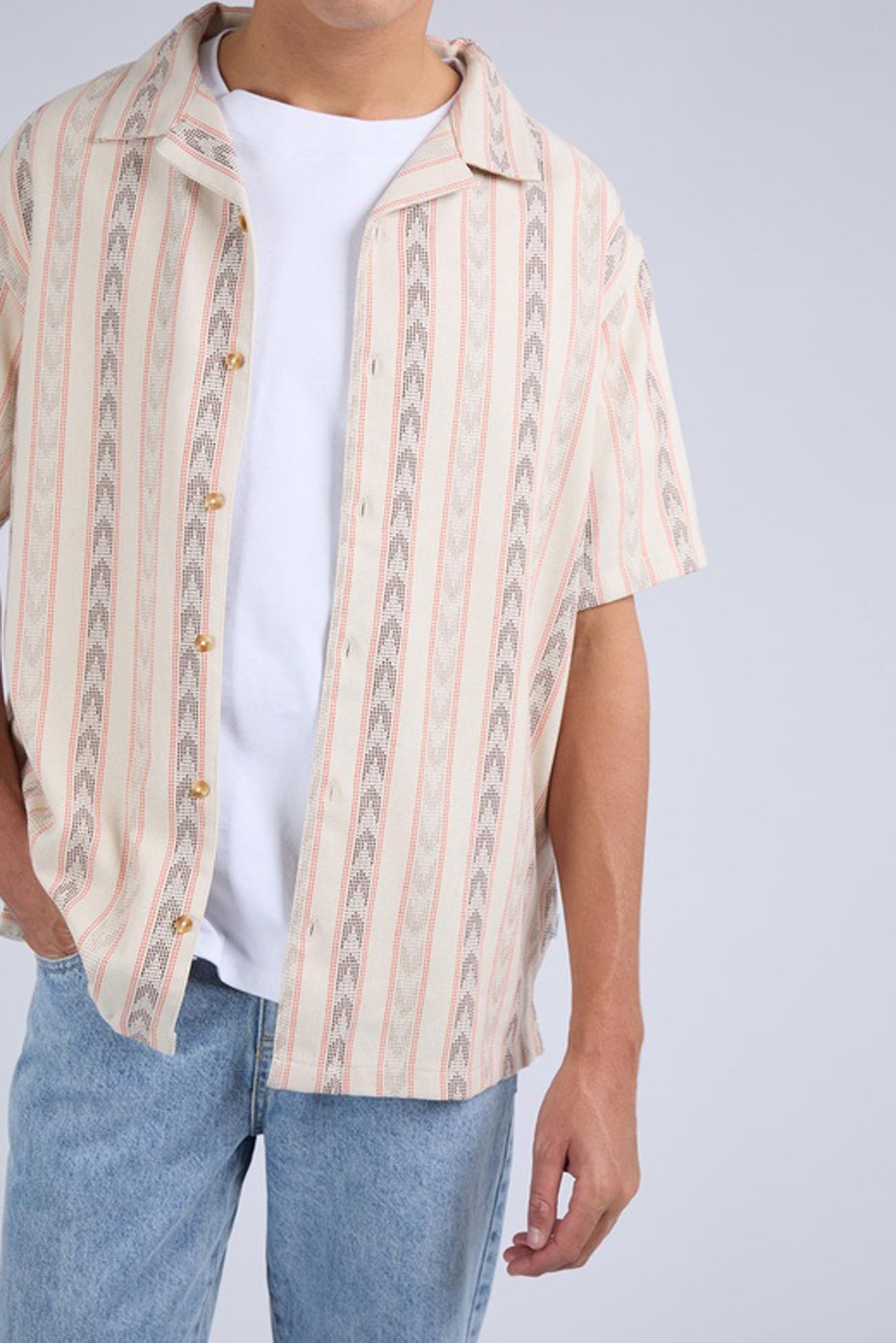 Capri Short Sleeve Shirt Tan