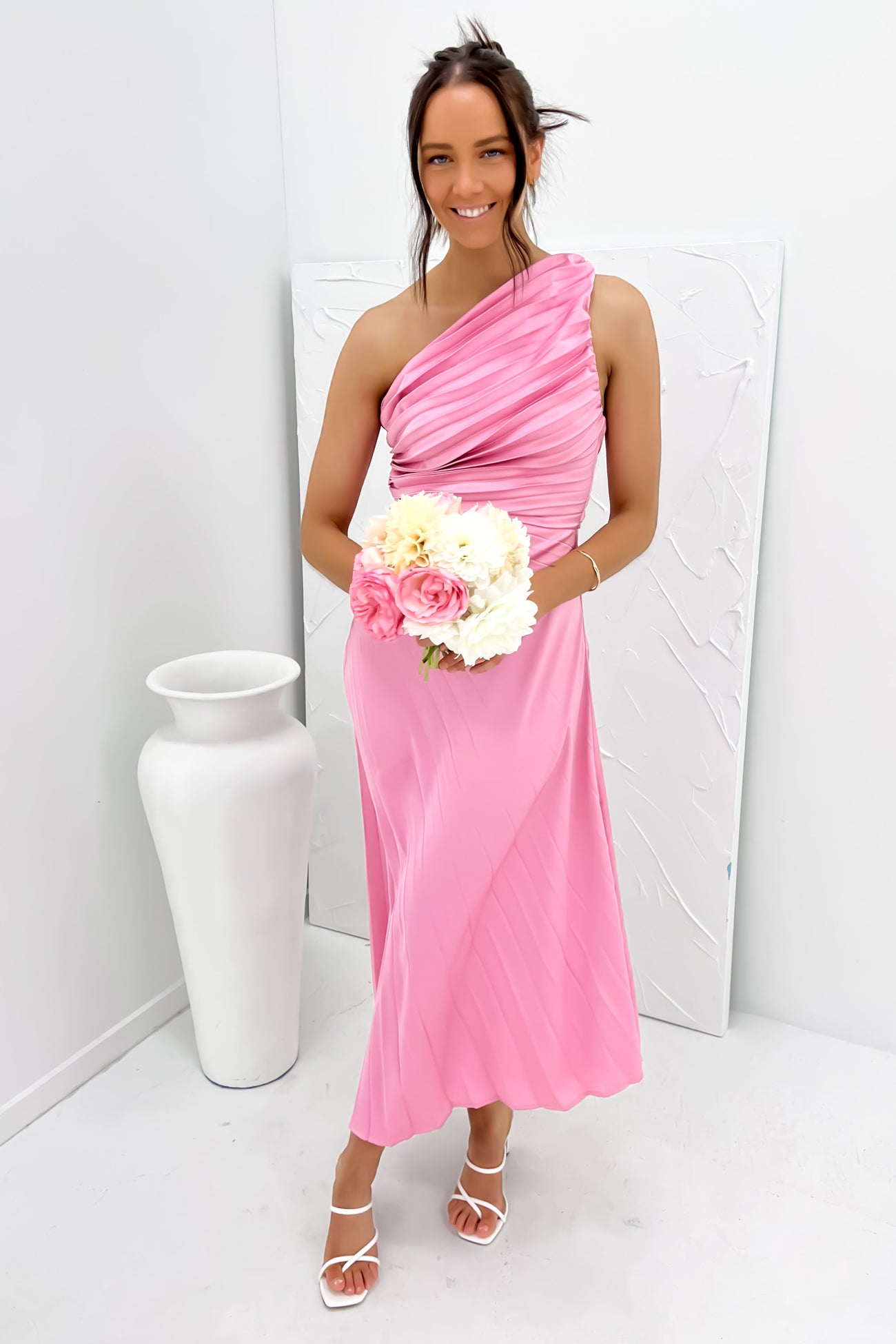 Caralee Midi Dress Pink