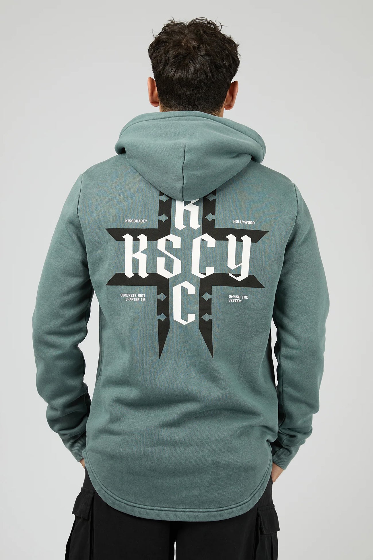 Catalyst Dual Curved Hoodie Pigment Stormy Weather