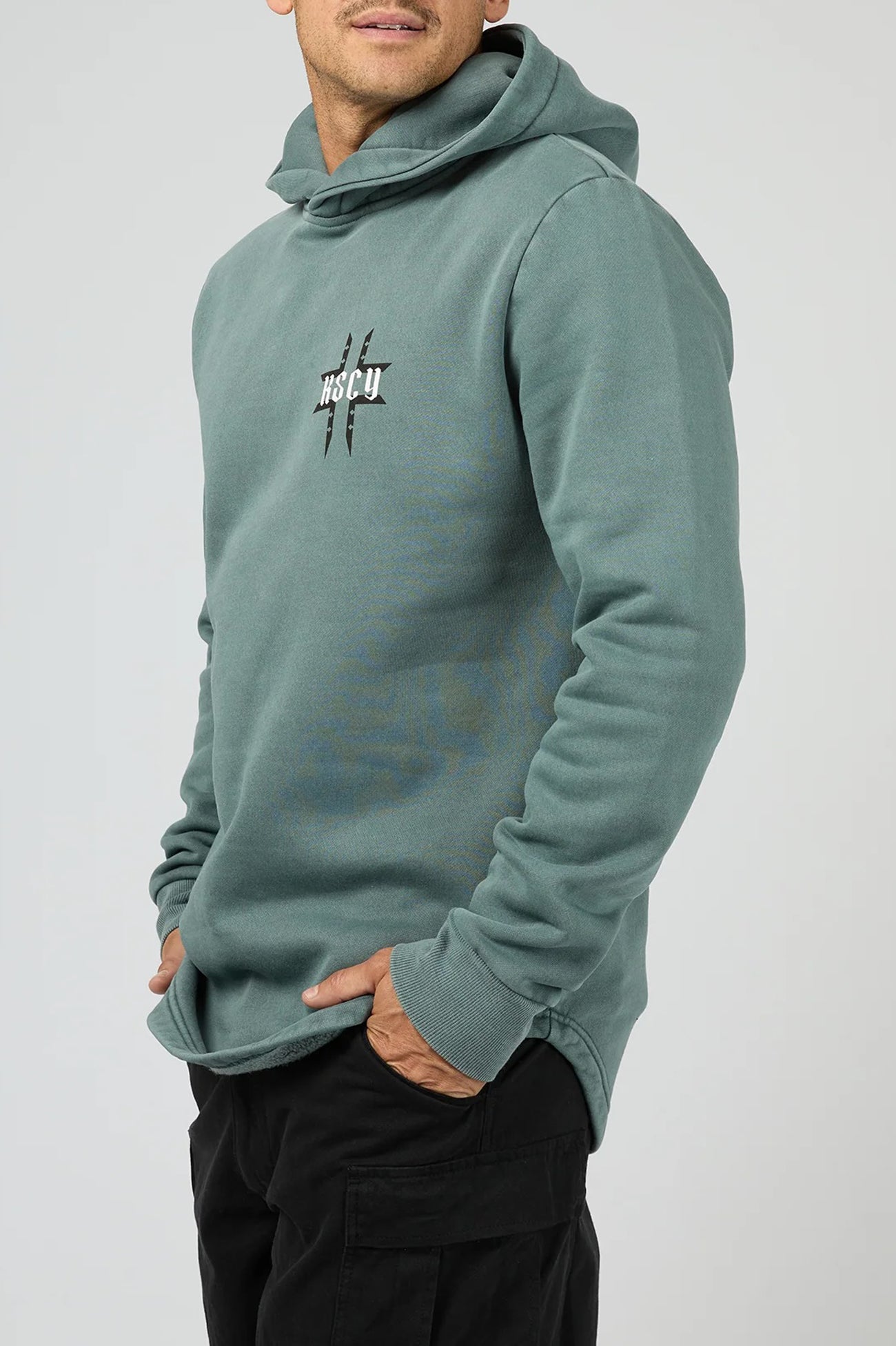 Catalyst Dual Curved Hoodie Pigment Stormy Weather
