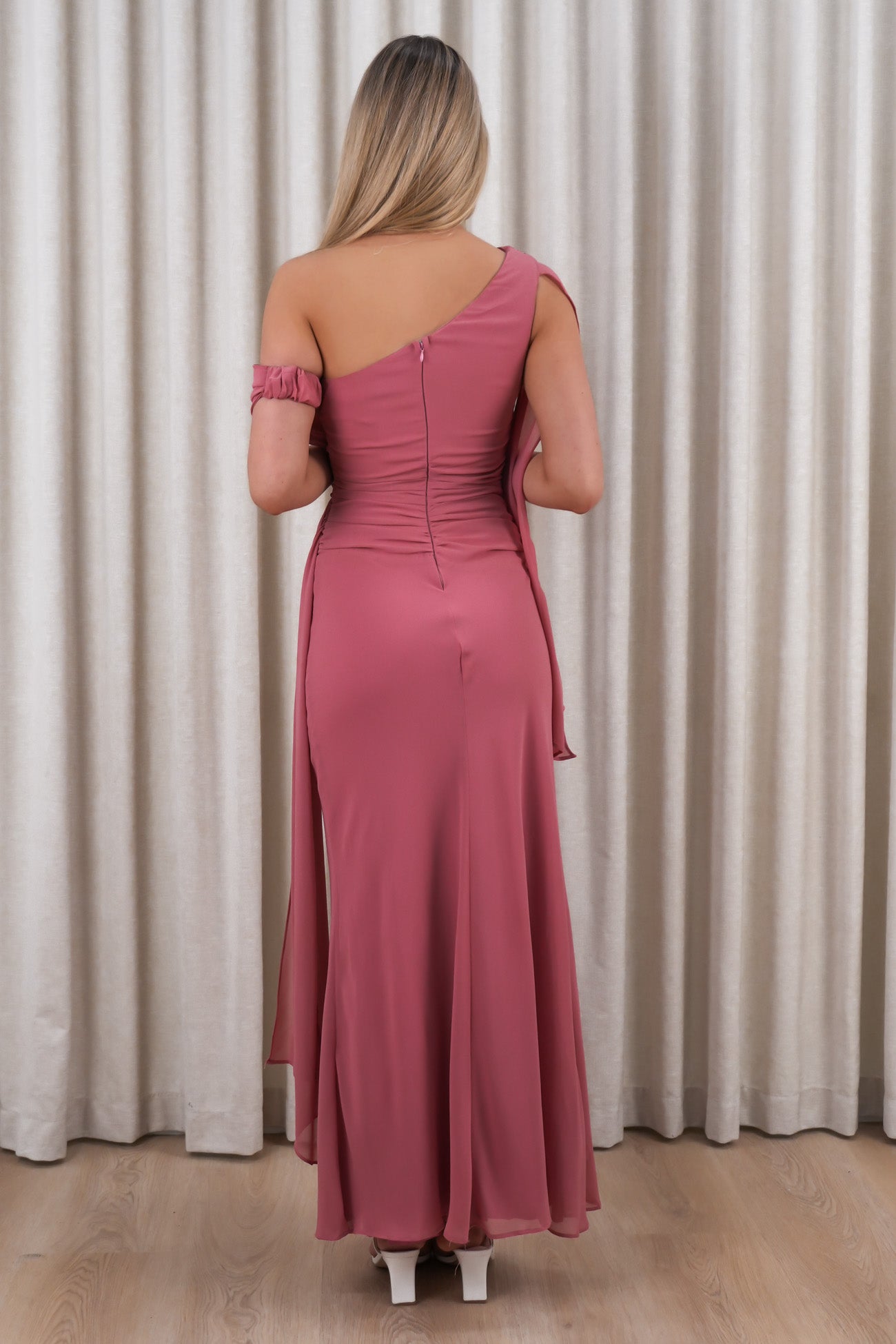Charmen Maxi Dress Rose Pink