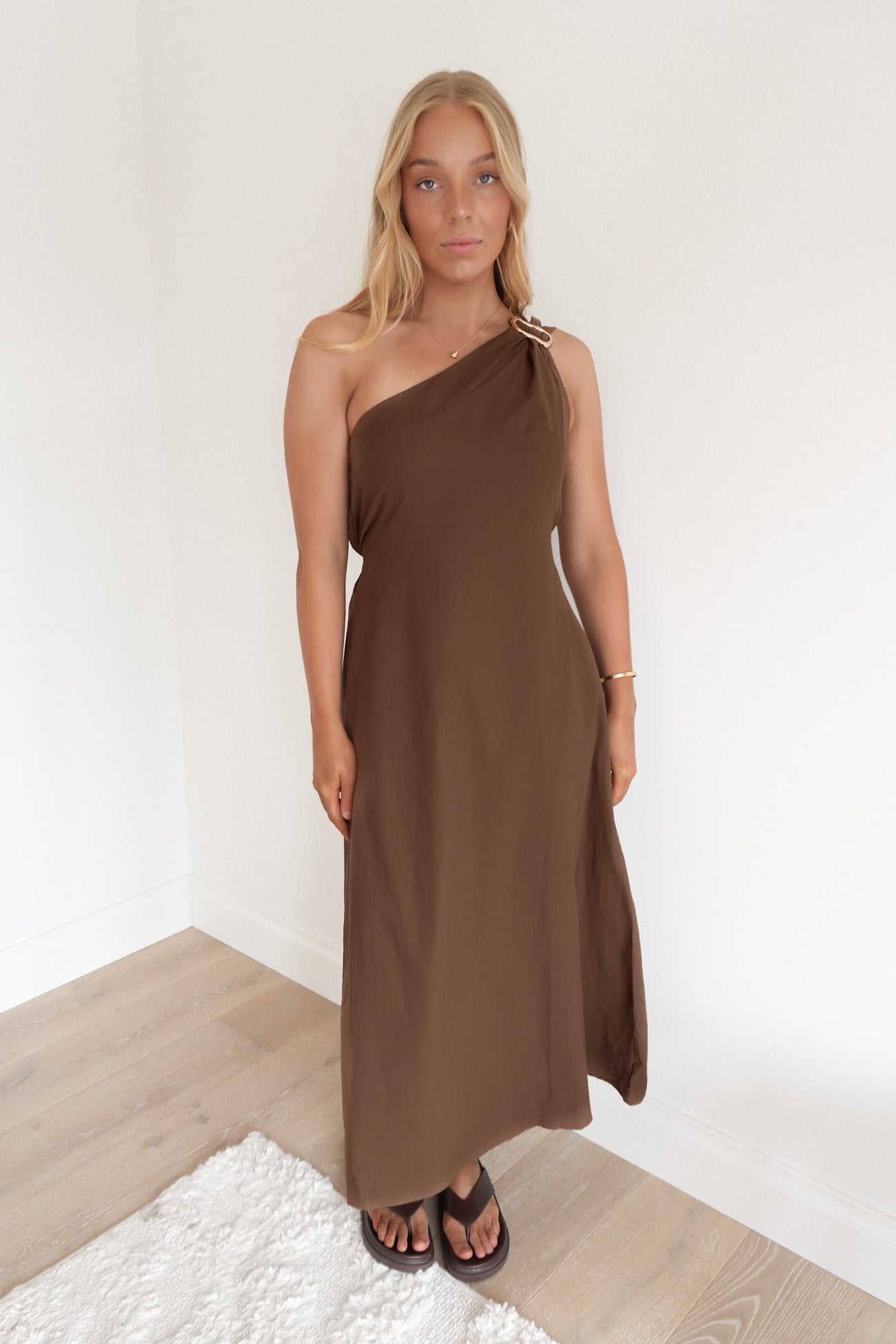 Charpelle Midi Dress Chocolate