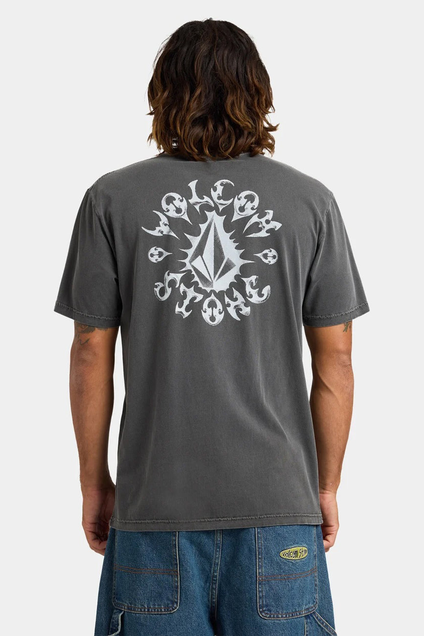 Chrome Stone Short Sleeve Tee Black