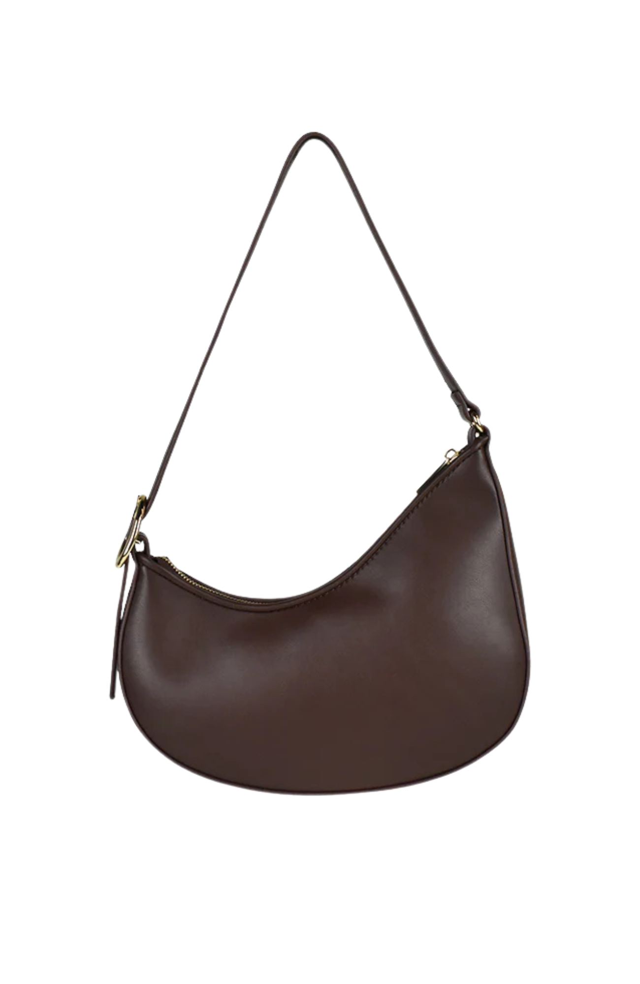 Cinder Bag Chocolate PU Gold