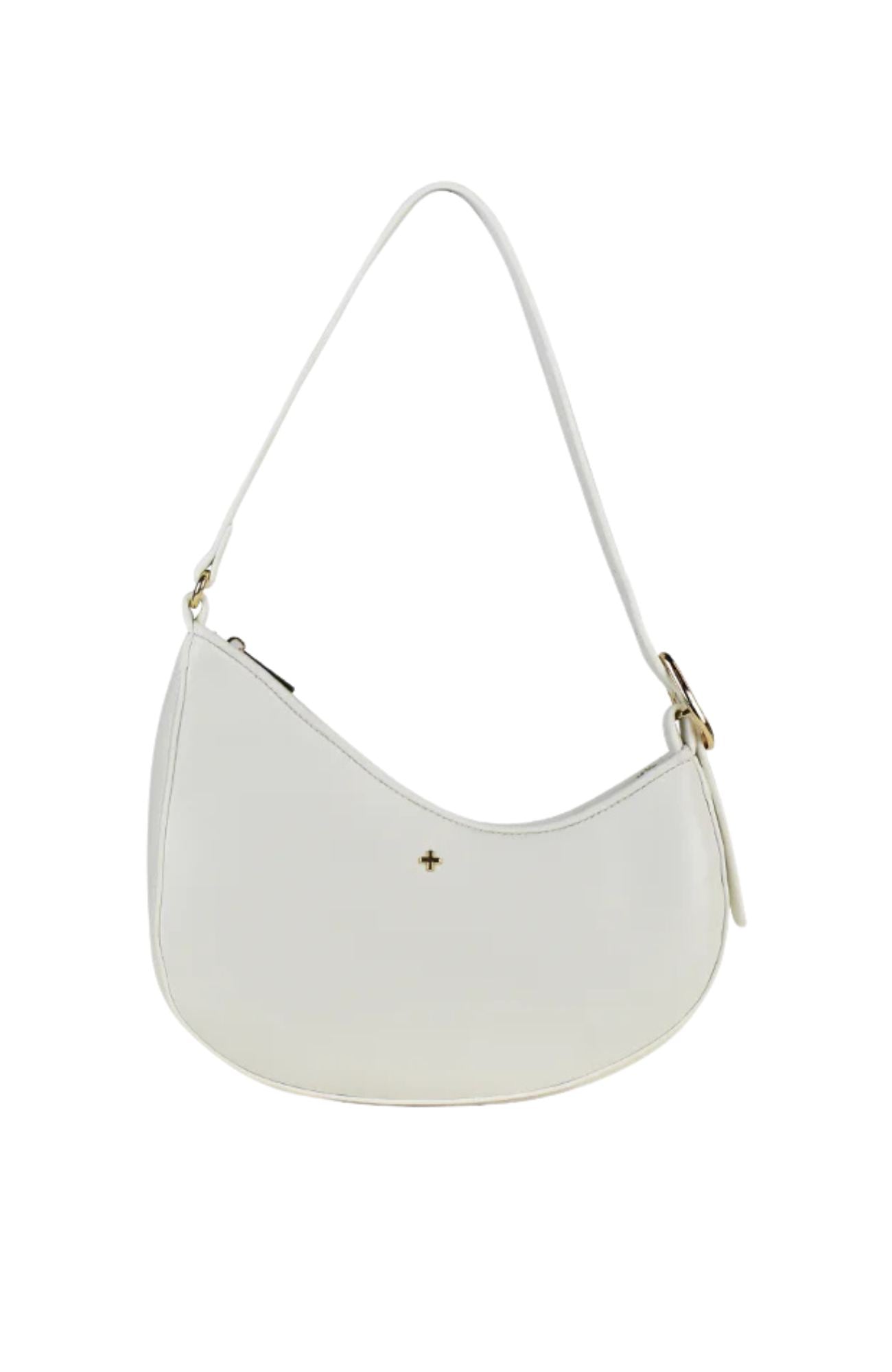 Cinder Bag White PU Gold