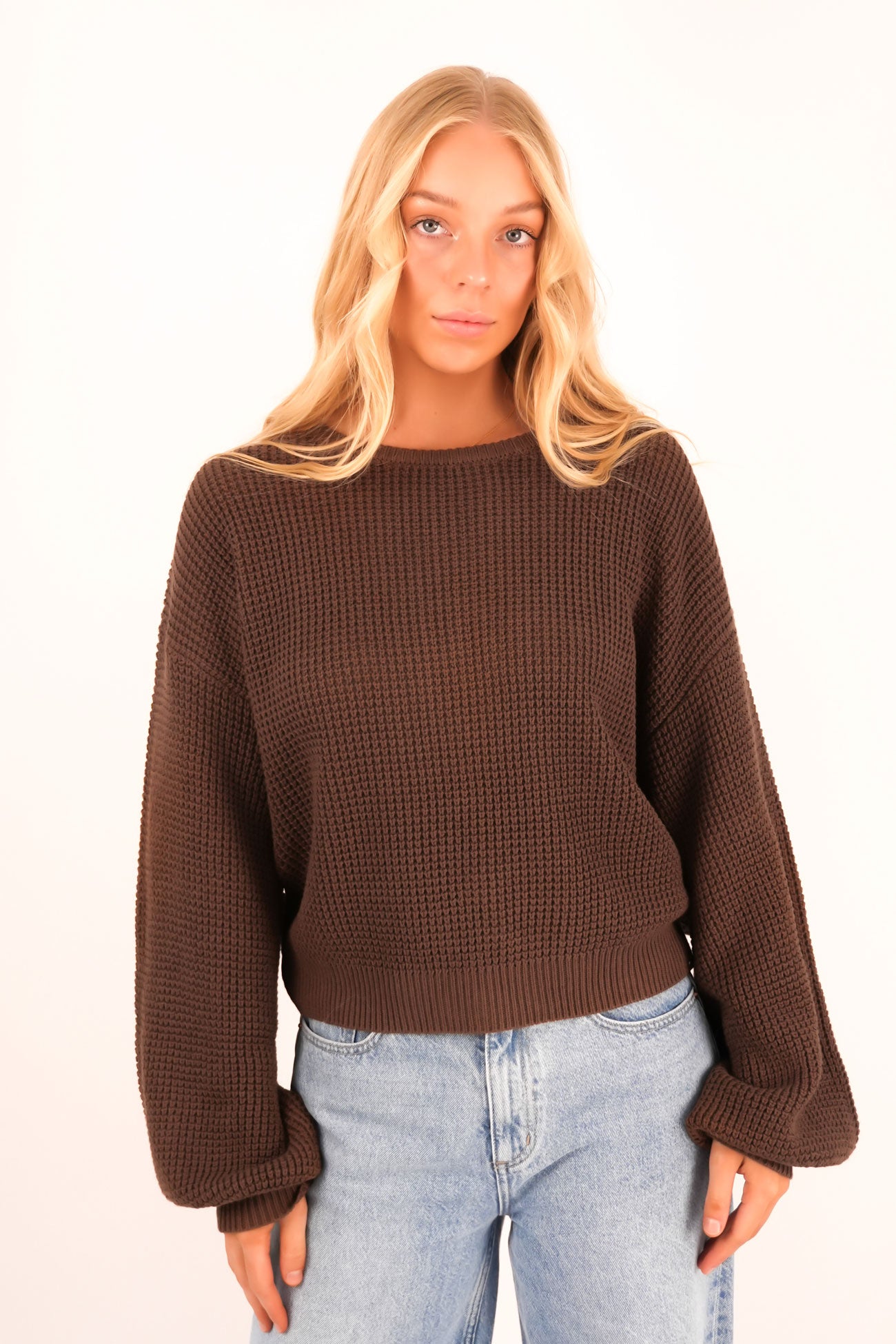 Classic Knit Jumper Chocolate