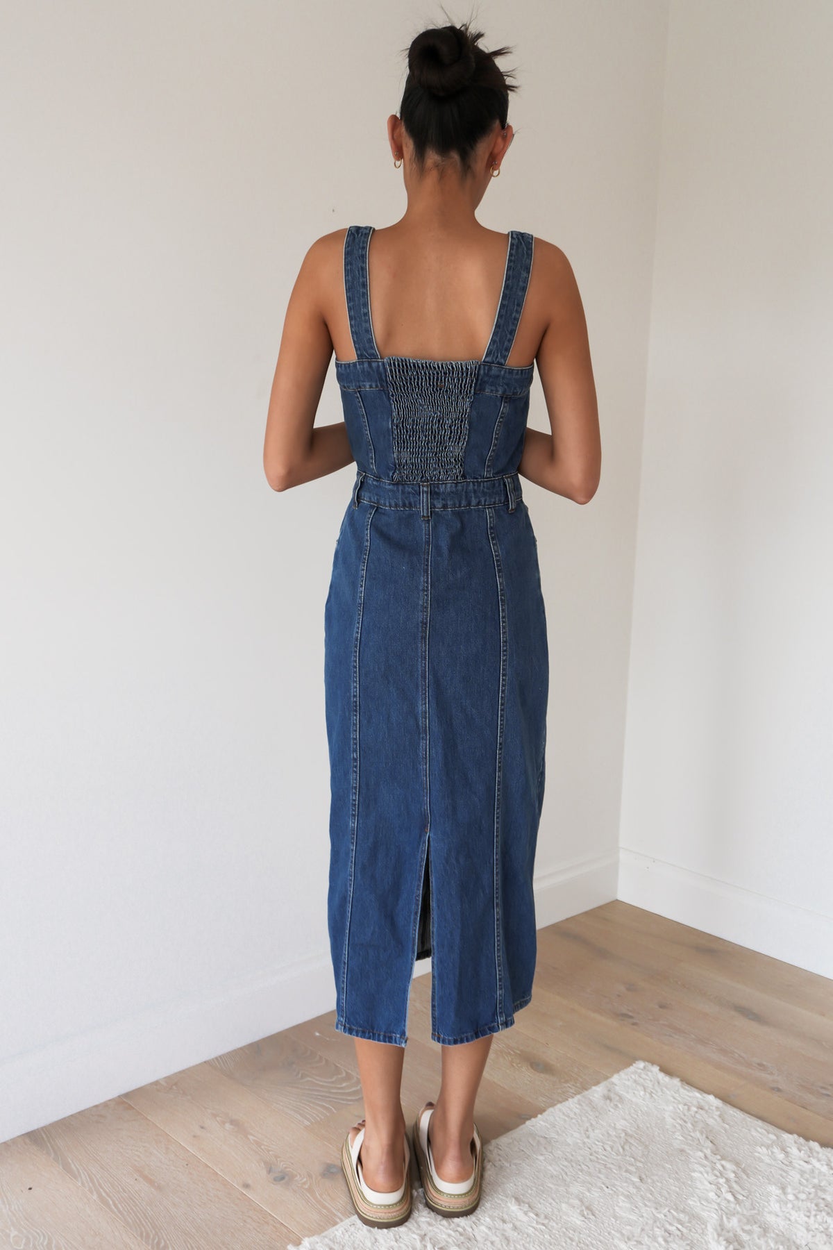 Coco Midi Dress Heritage Blue
