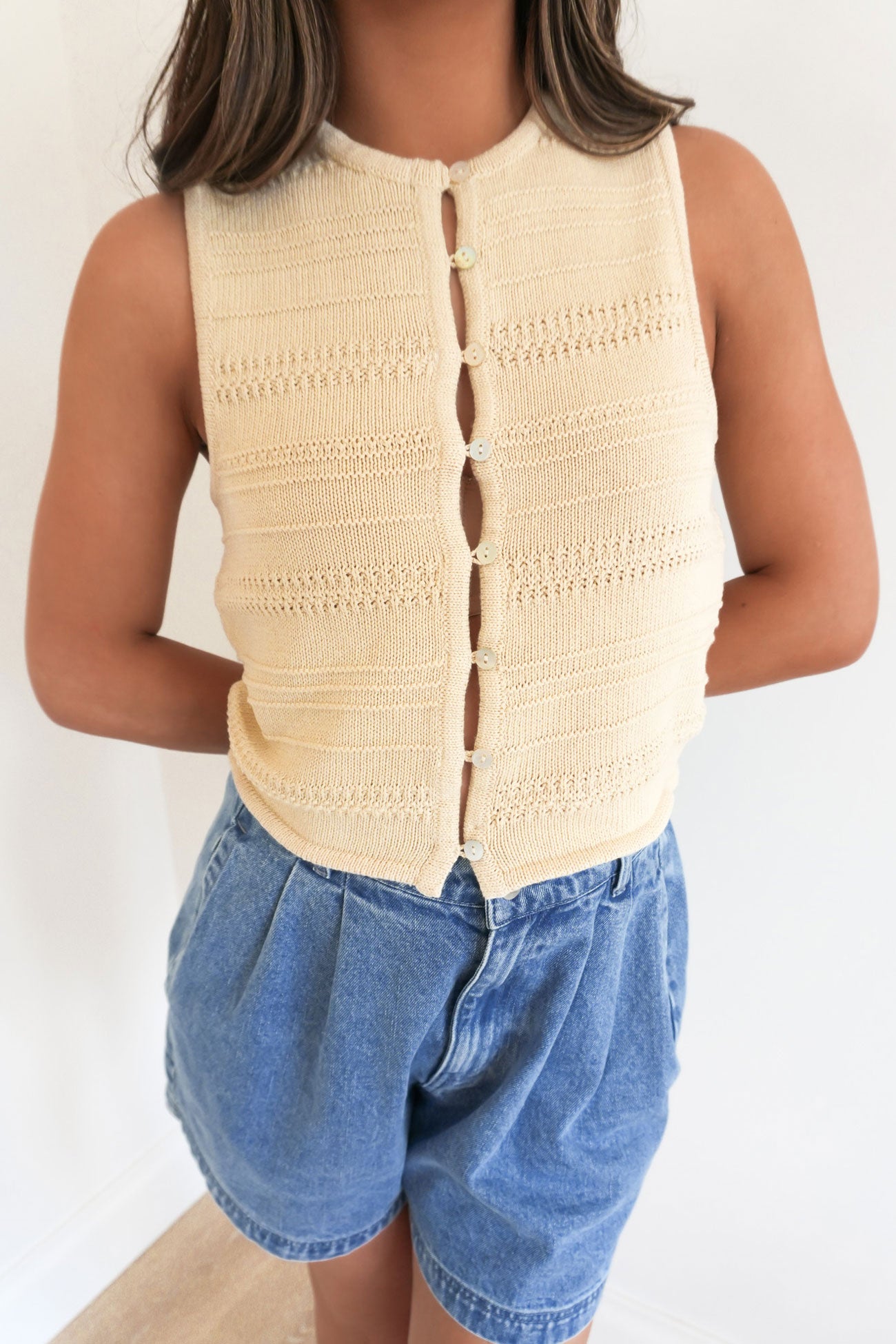 Coen Knit Top Vanilla