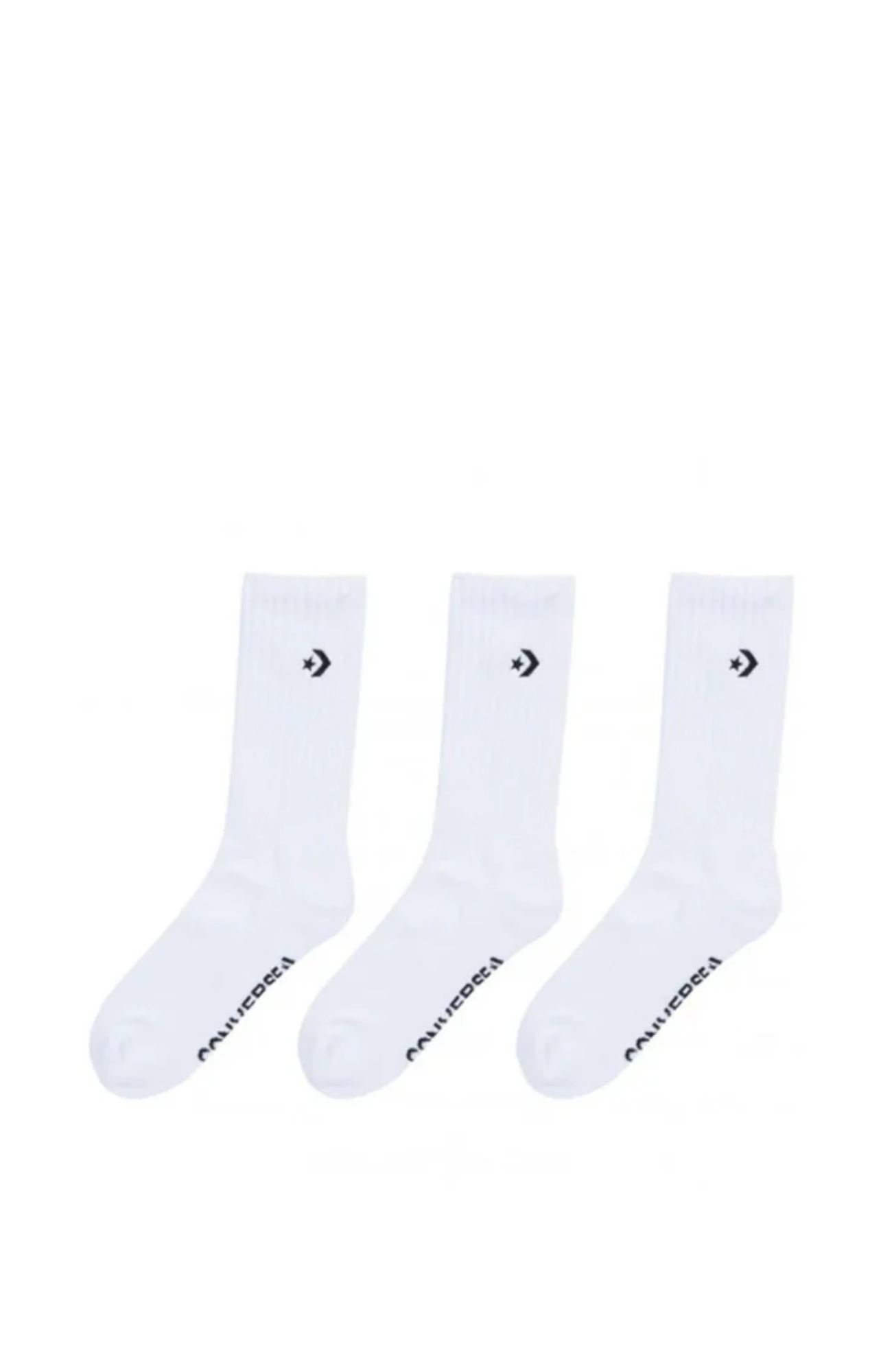 Converse Crew Sock 3PK White