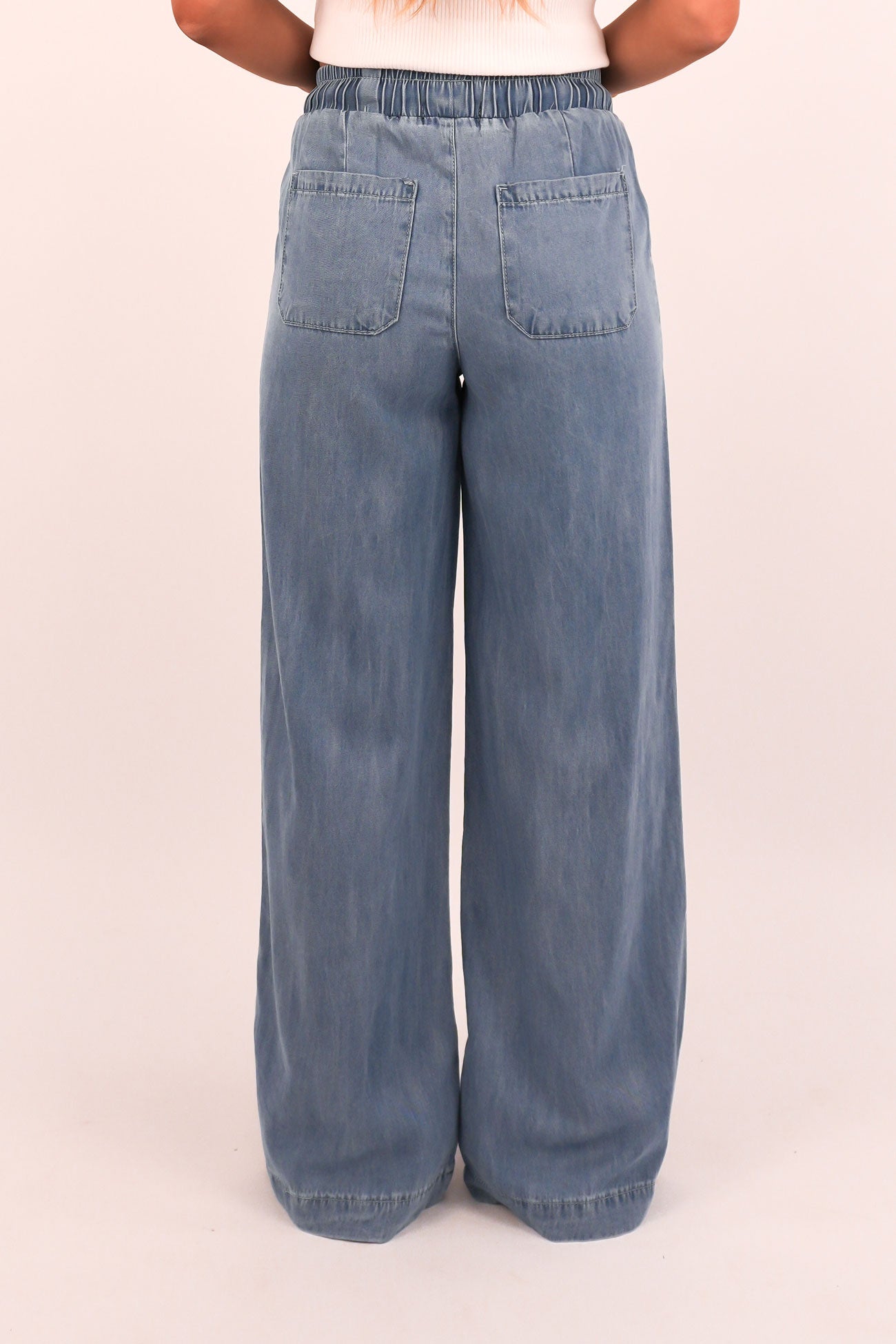 Cora Denim Pant Mid Blue