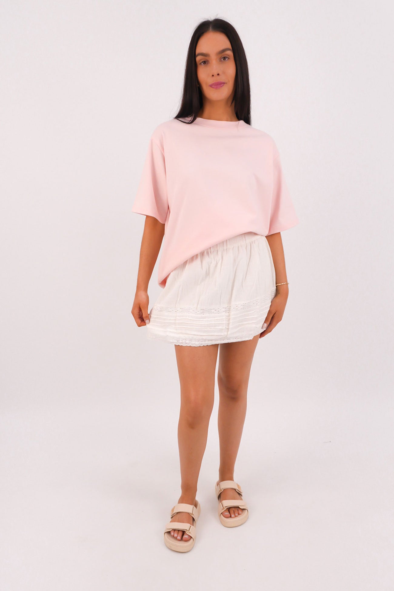 Core Oversized Tee Blush