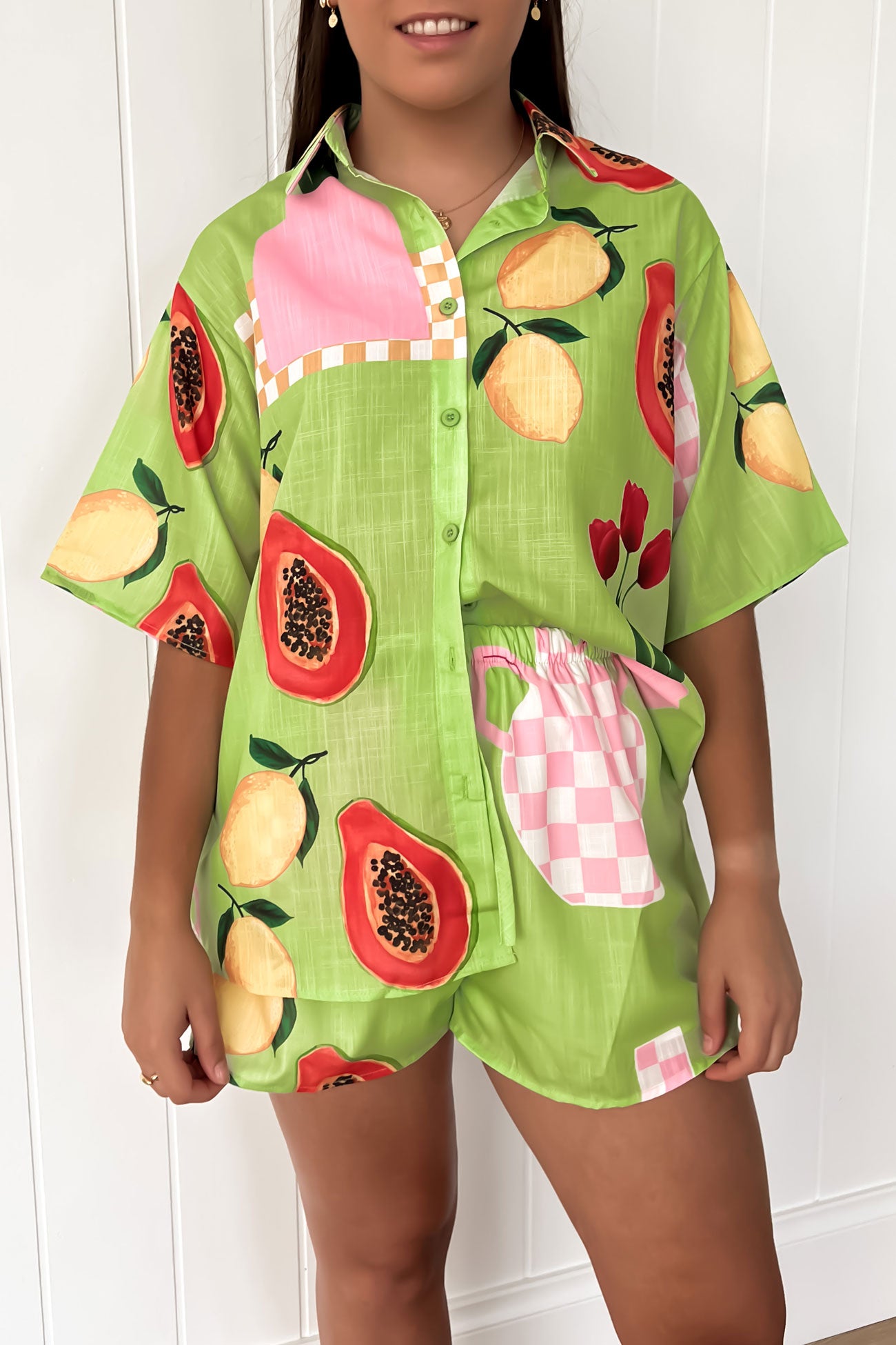 Corfu Set Green Lemon Papaya