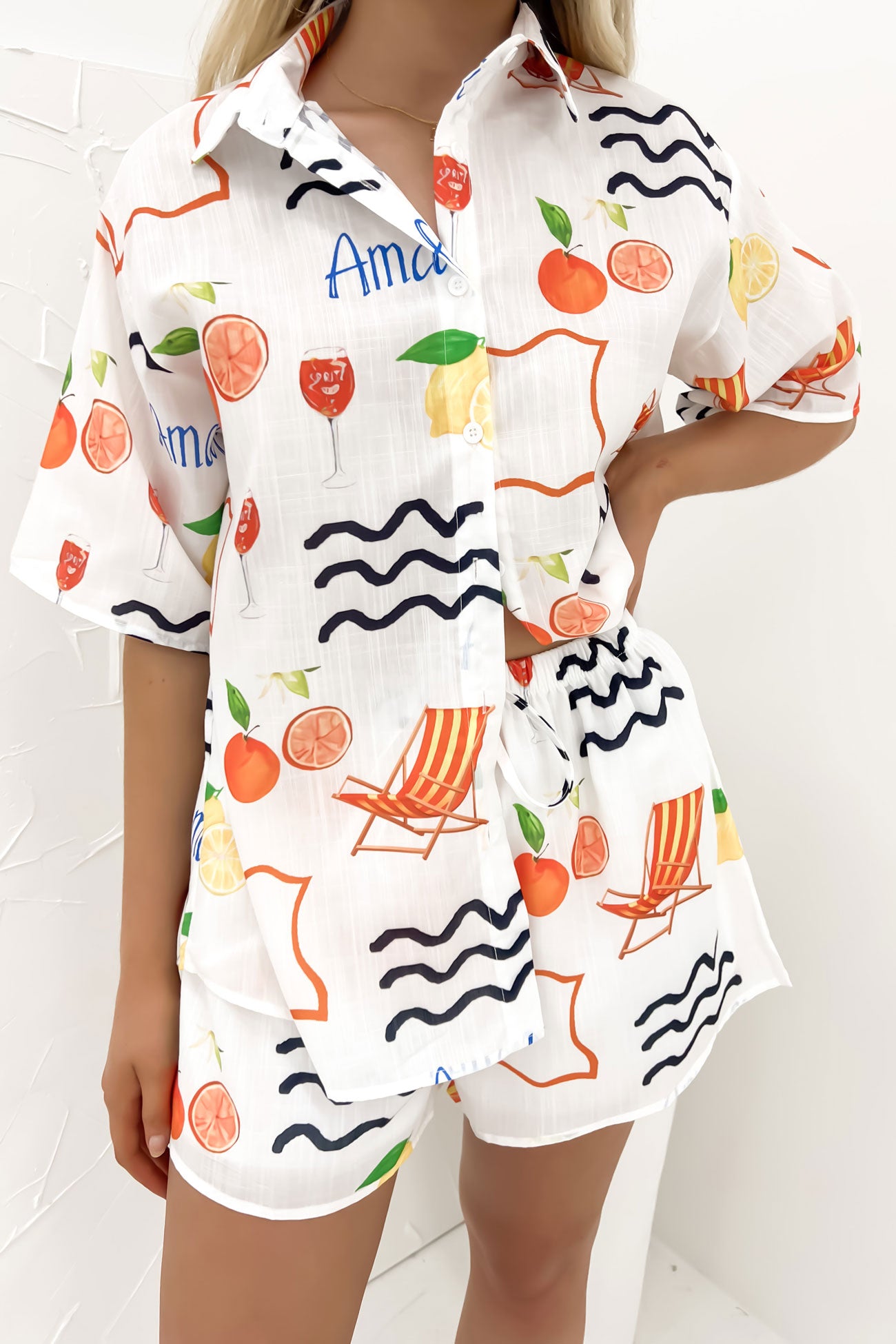 Corfu Set Orange Amalfi