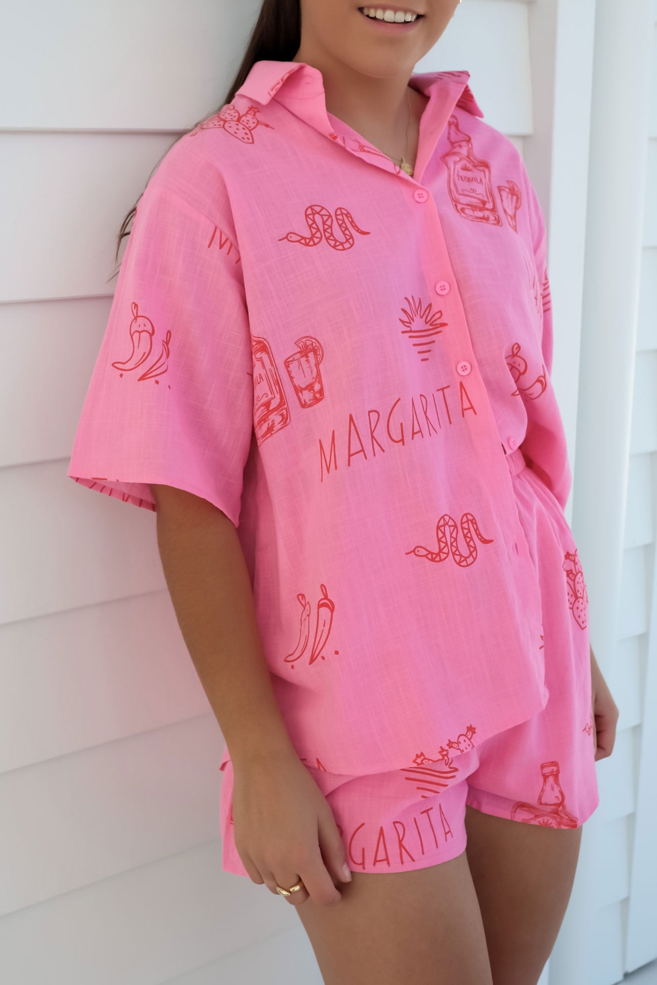 Corfu Set Pink Red Margs