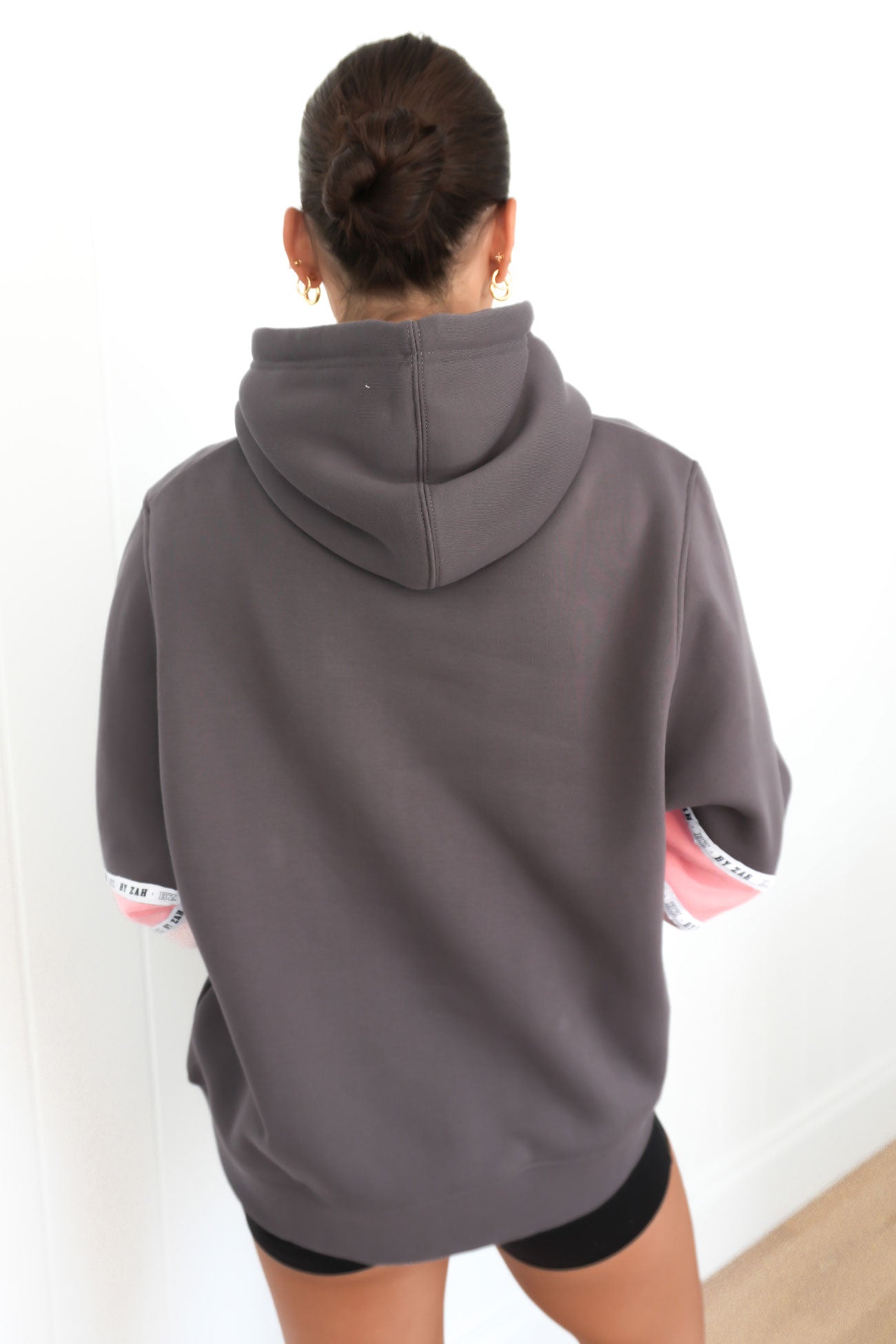 Cove Panel Hoody Pink