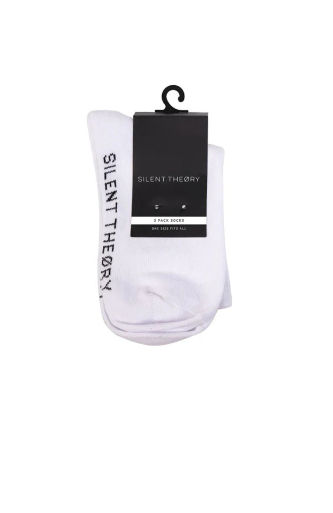 Crew Sock 3 Pack White
