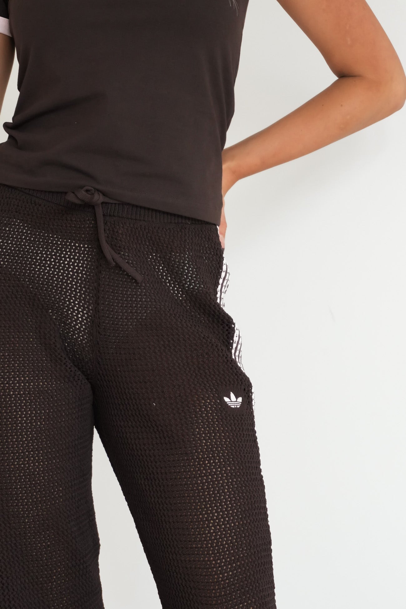 Crochet Track Pant Aurora Coffee
