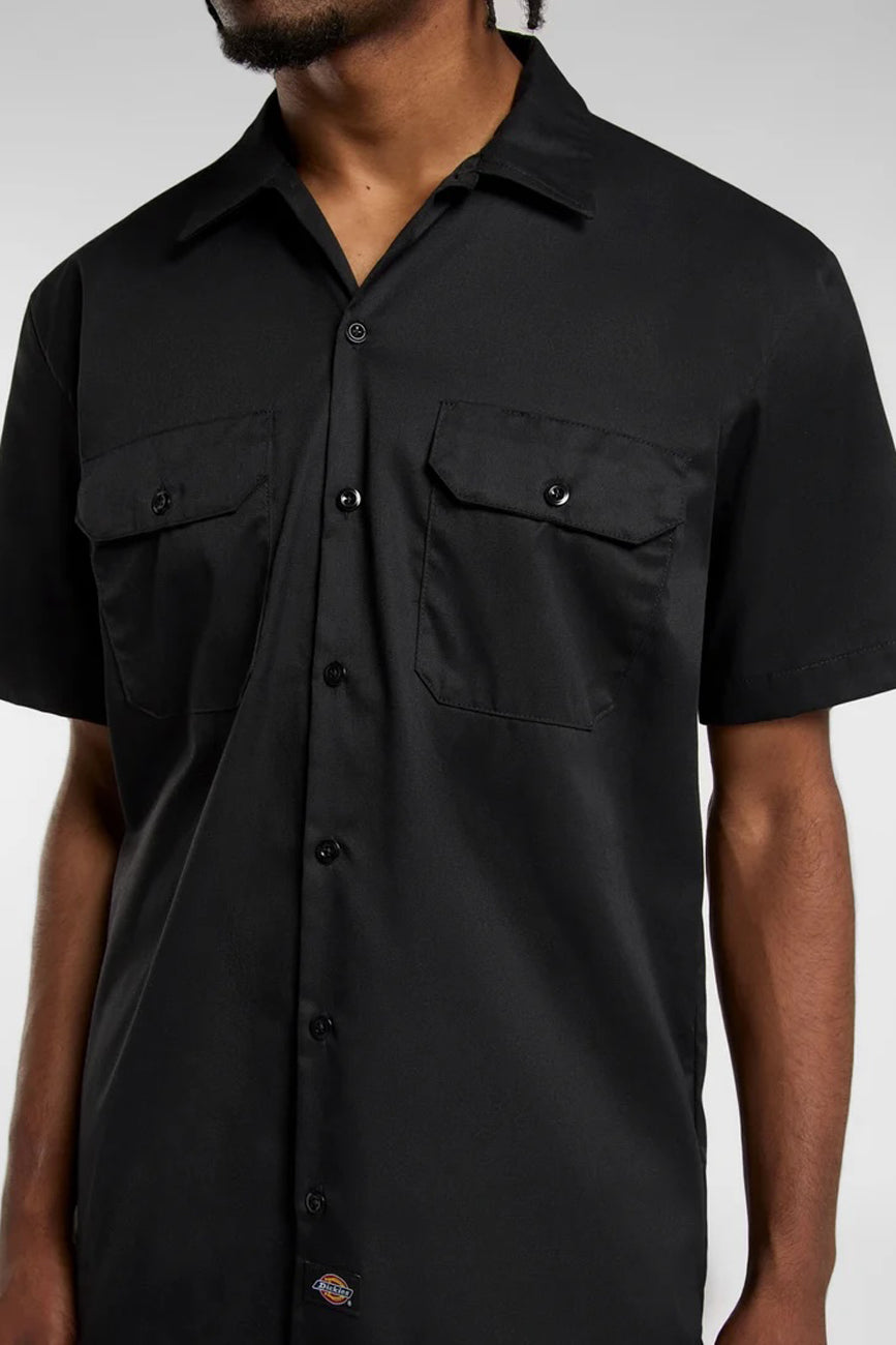 1574 Original Fit Work Short Sleeve Shirt Black