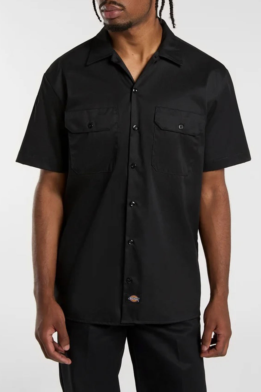1574 Original Fit Work Short Sleeve Shirt Black