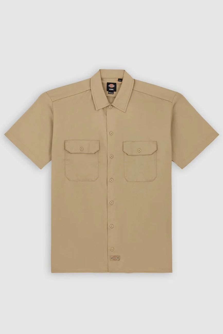 1574 Original Fit Work Short Sleeve Shirt Khaki