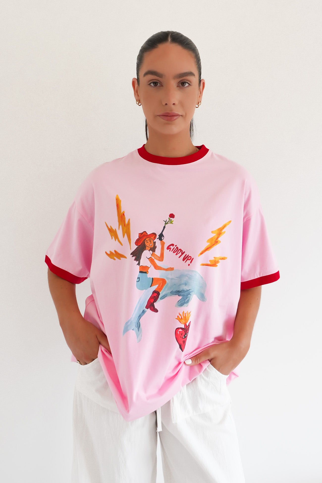 Cassie Tee Pink