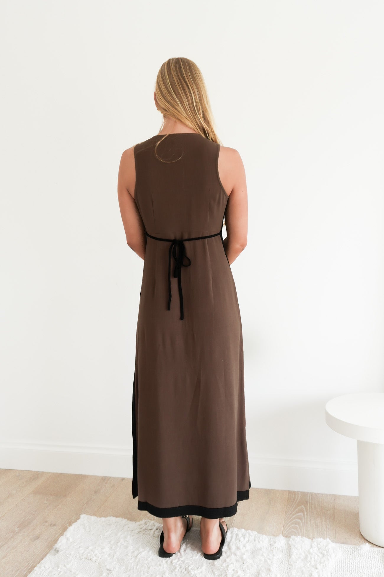 Rafe Midi Dress Brown