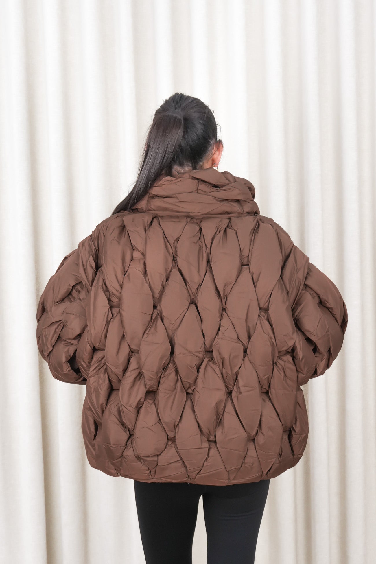 Kylie Puffer Jacket Chocolate