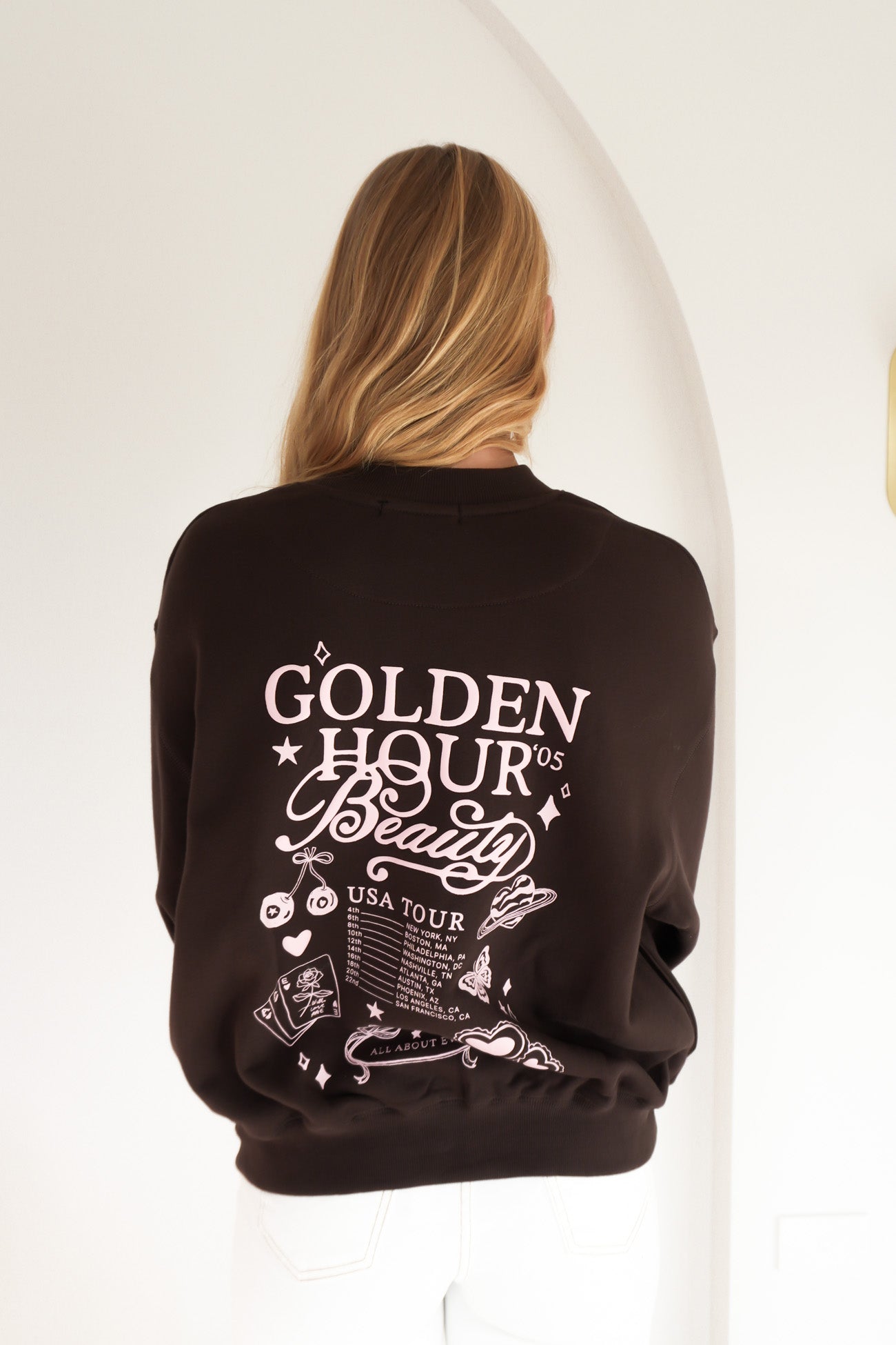 Golden Hour Box Crew Brown