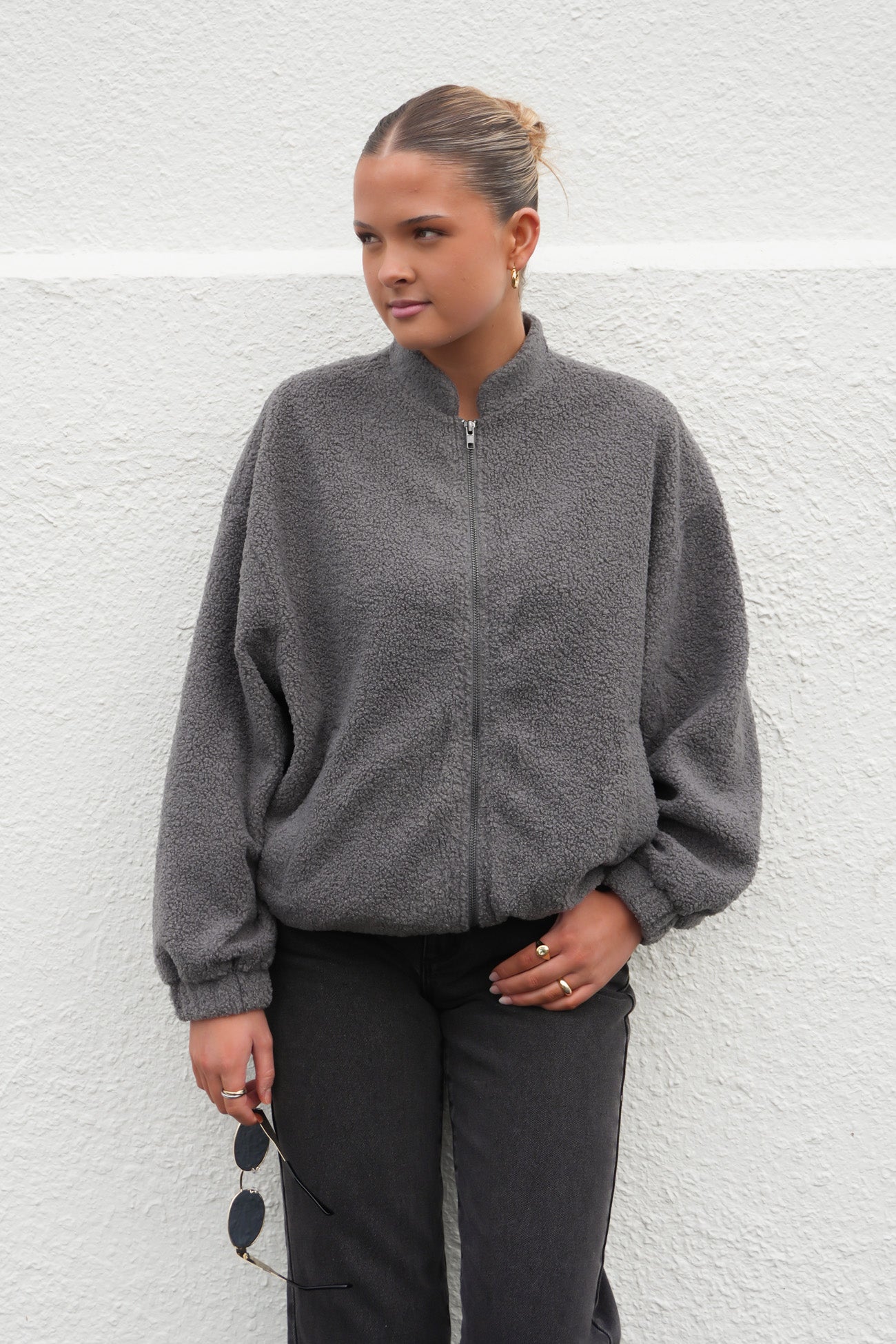 Knox Bomber Jacket Grey