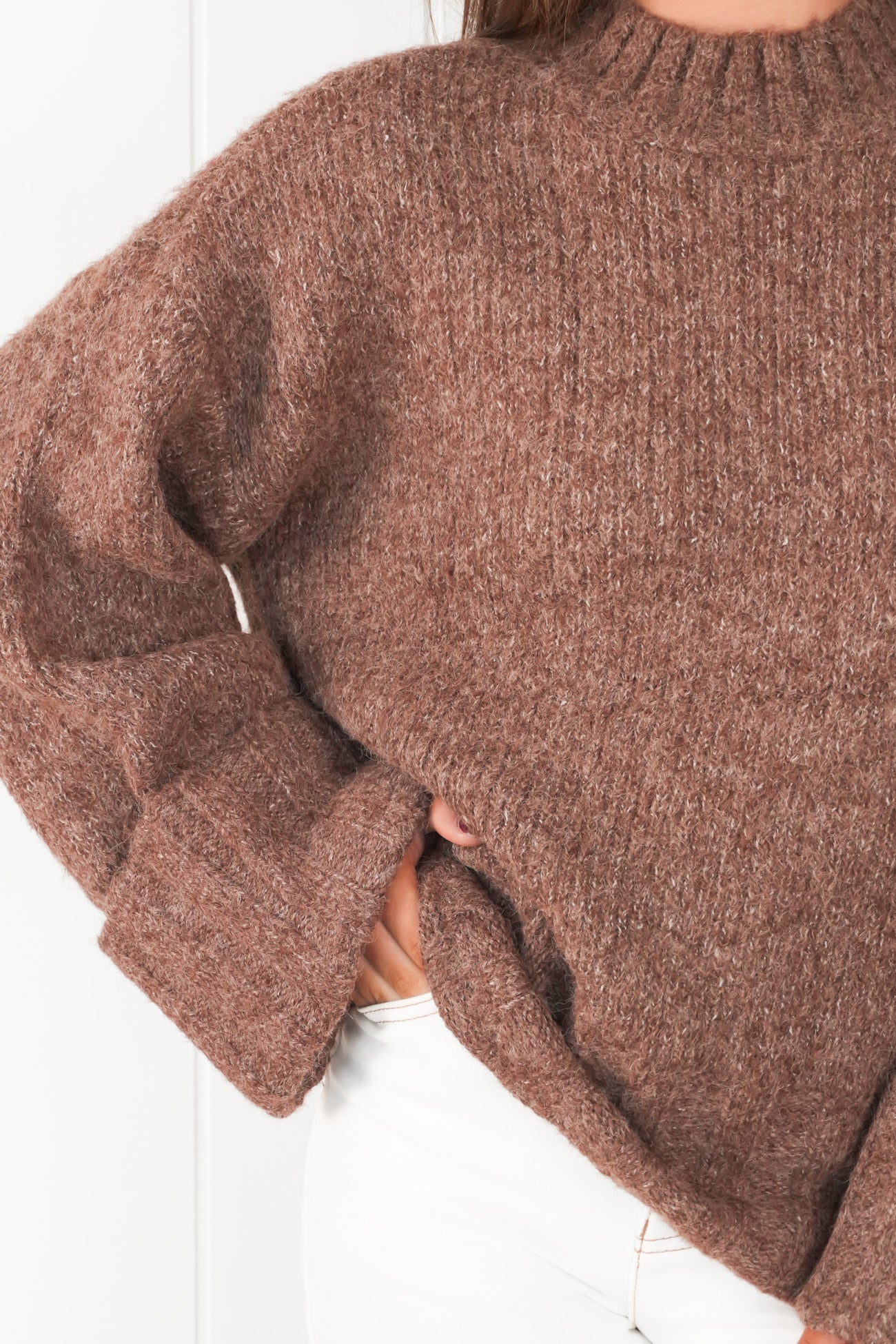 Mabel Knit Jumper Chocolate