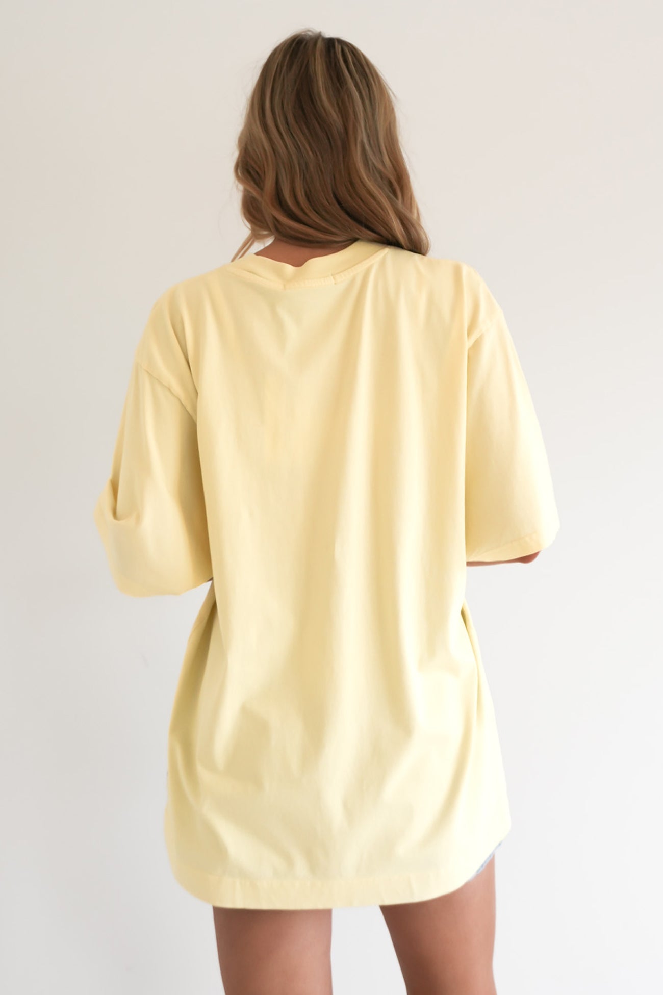Hawaii Oversized Tee Yellow