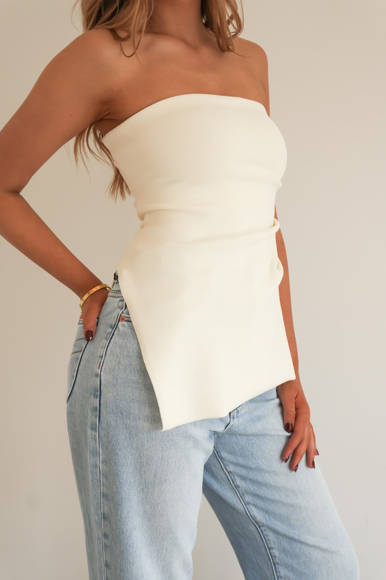 Nikita Knit Top Cream