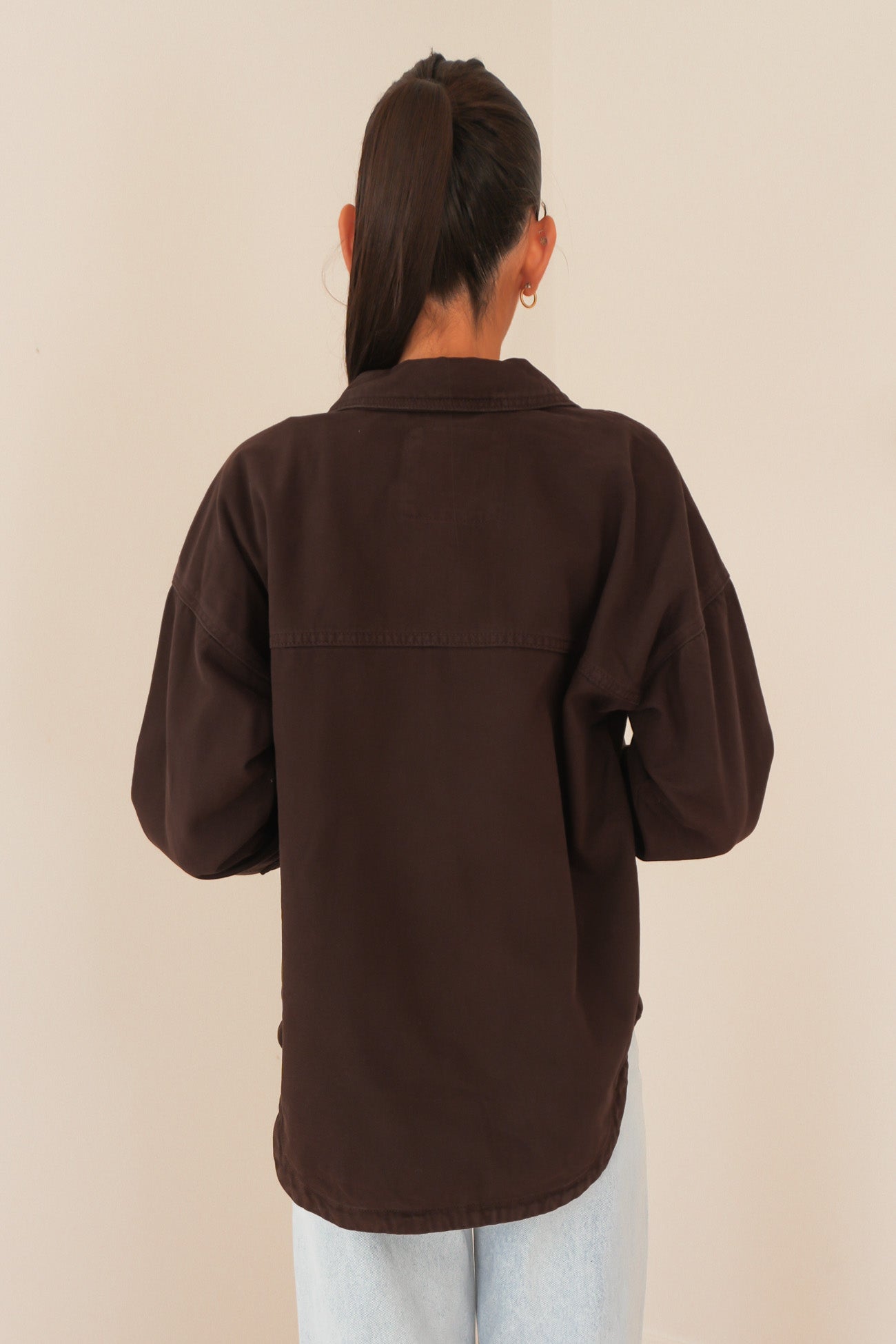 Dale Shacket Brown