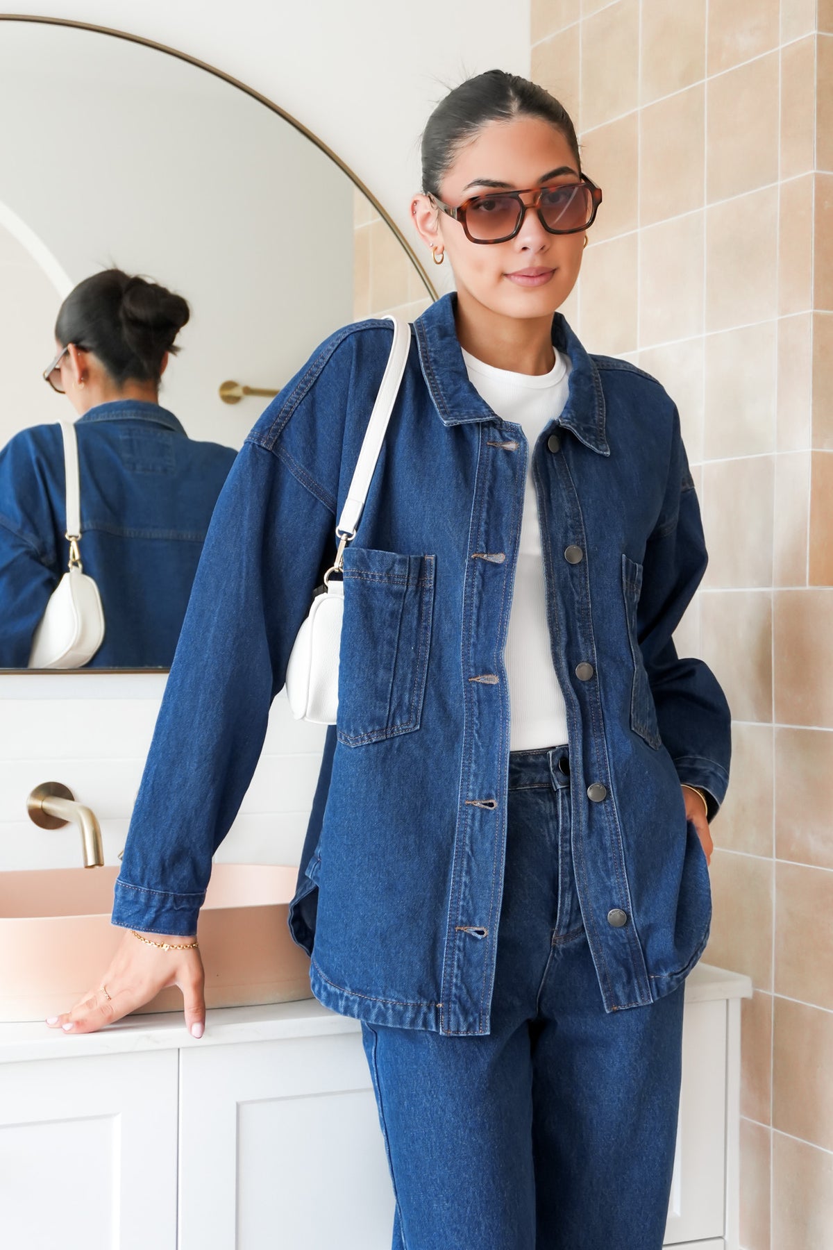 Dale Shacket Heritage Blue