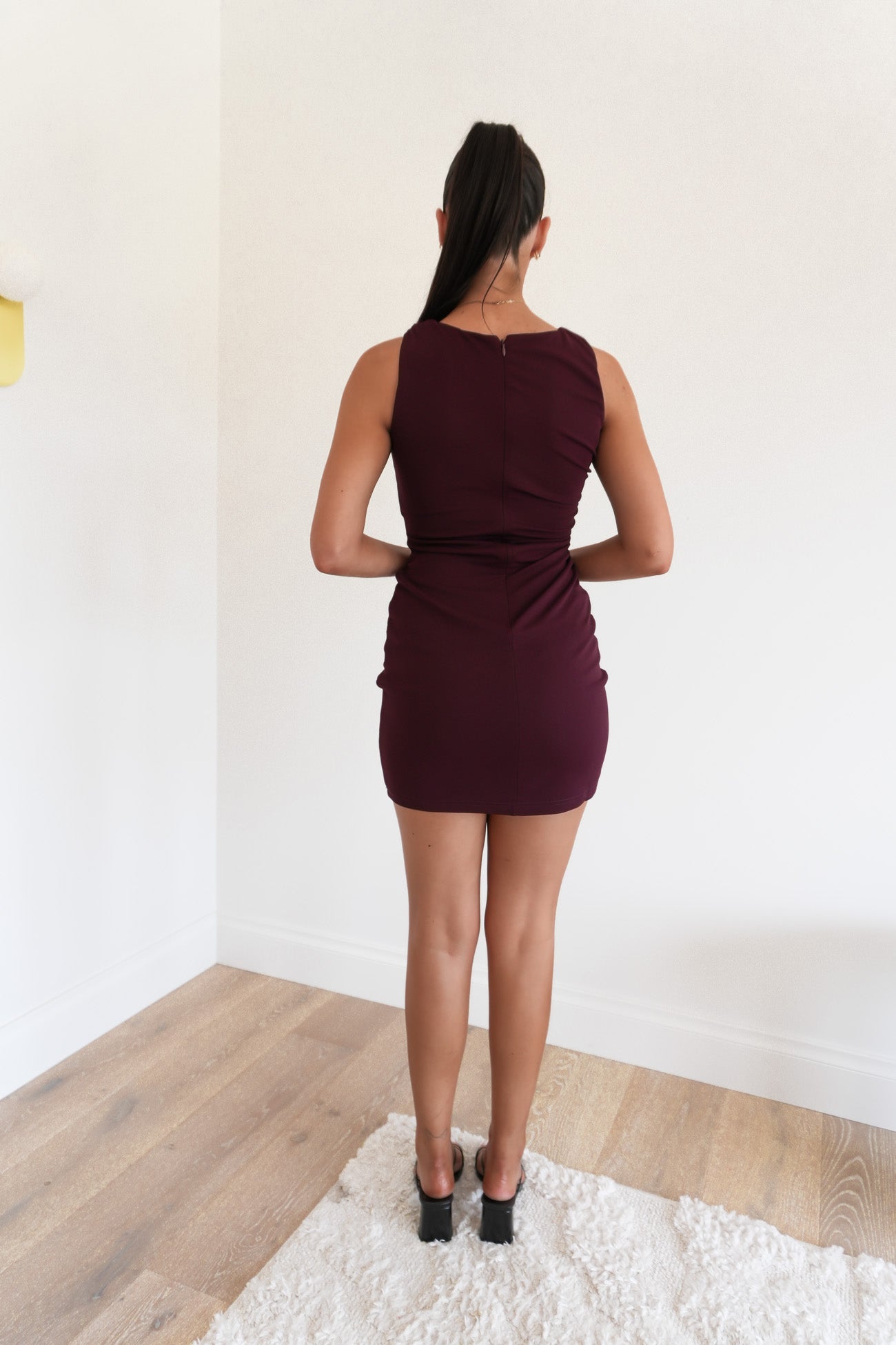 Darby Mini Dress Plum