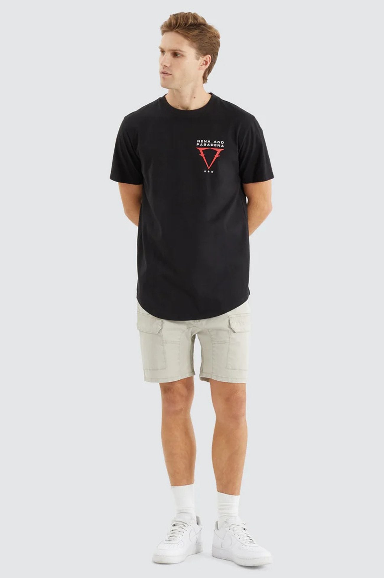 Data Dual Curved Tee Jet Black