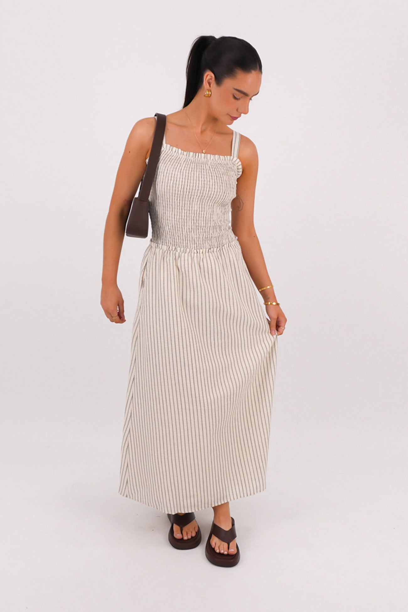 Daybreak Maxi Dress Vintage White