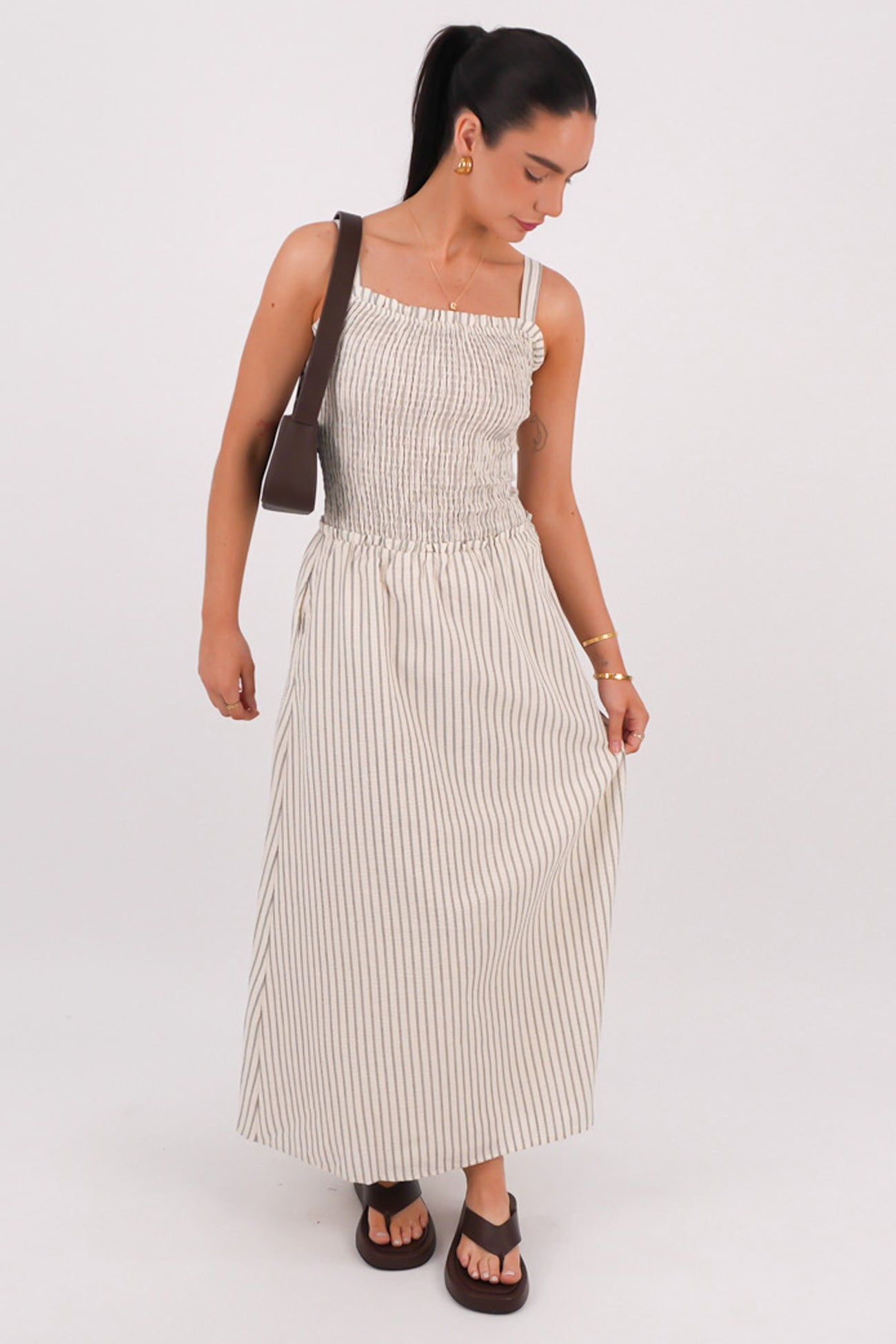 Daybreak Maxi Dress Vintage White