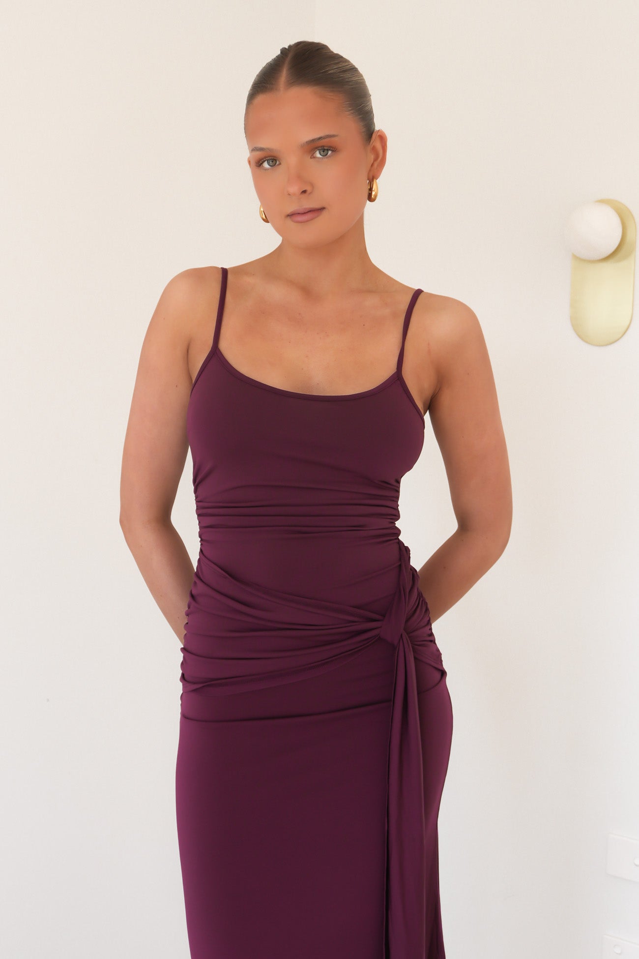 Dean Maxi Dress Plum