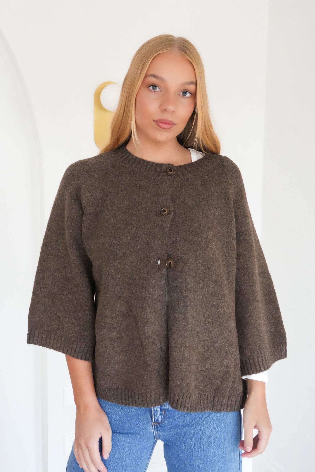 Demika Cardigan Chocolate