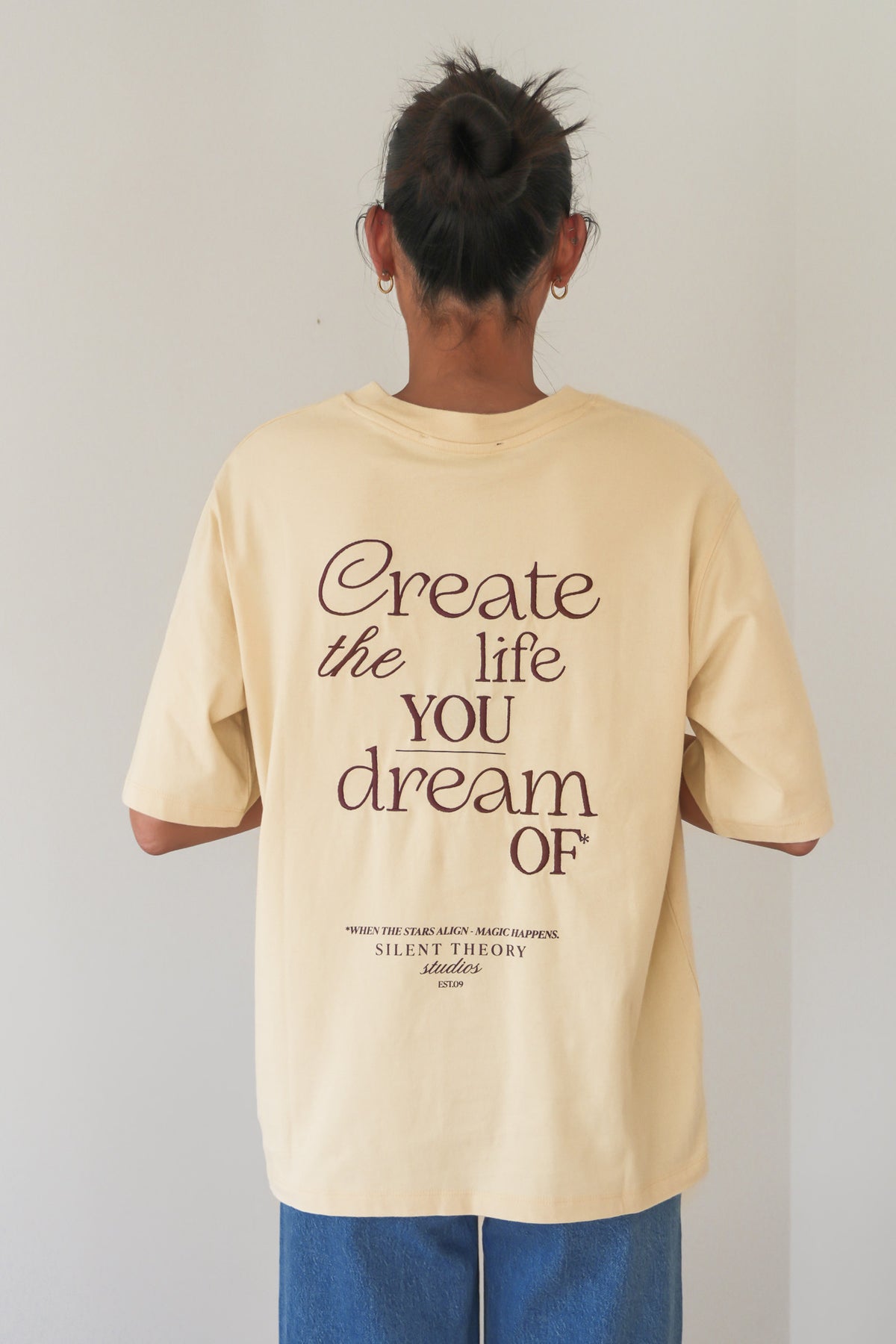 Dreams Oversized Tee Butter