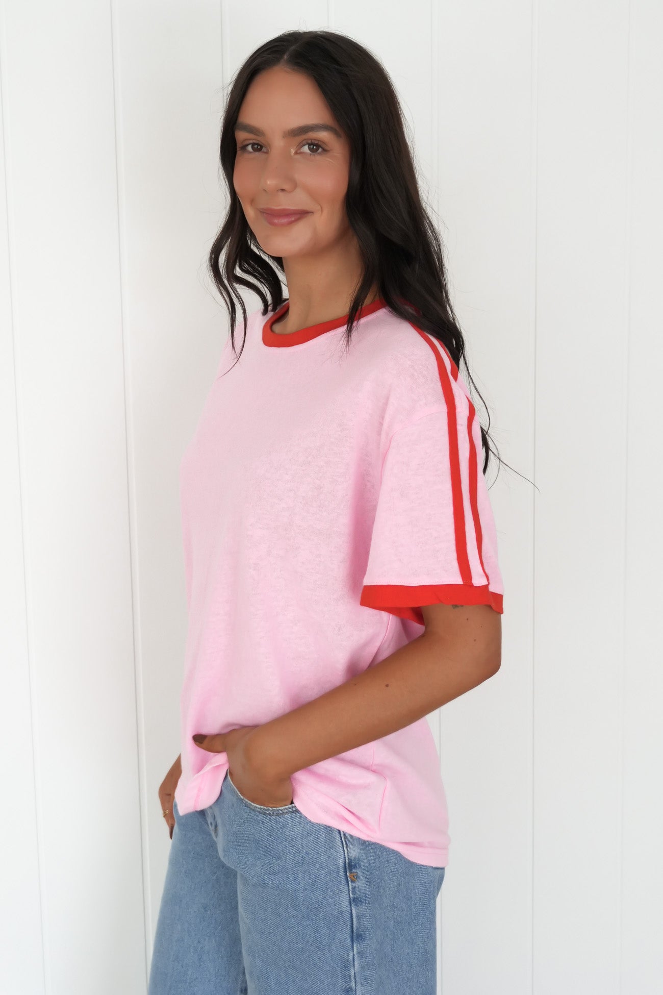Effy Tee Pink Red