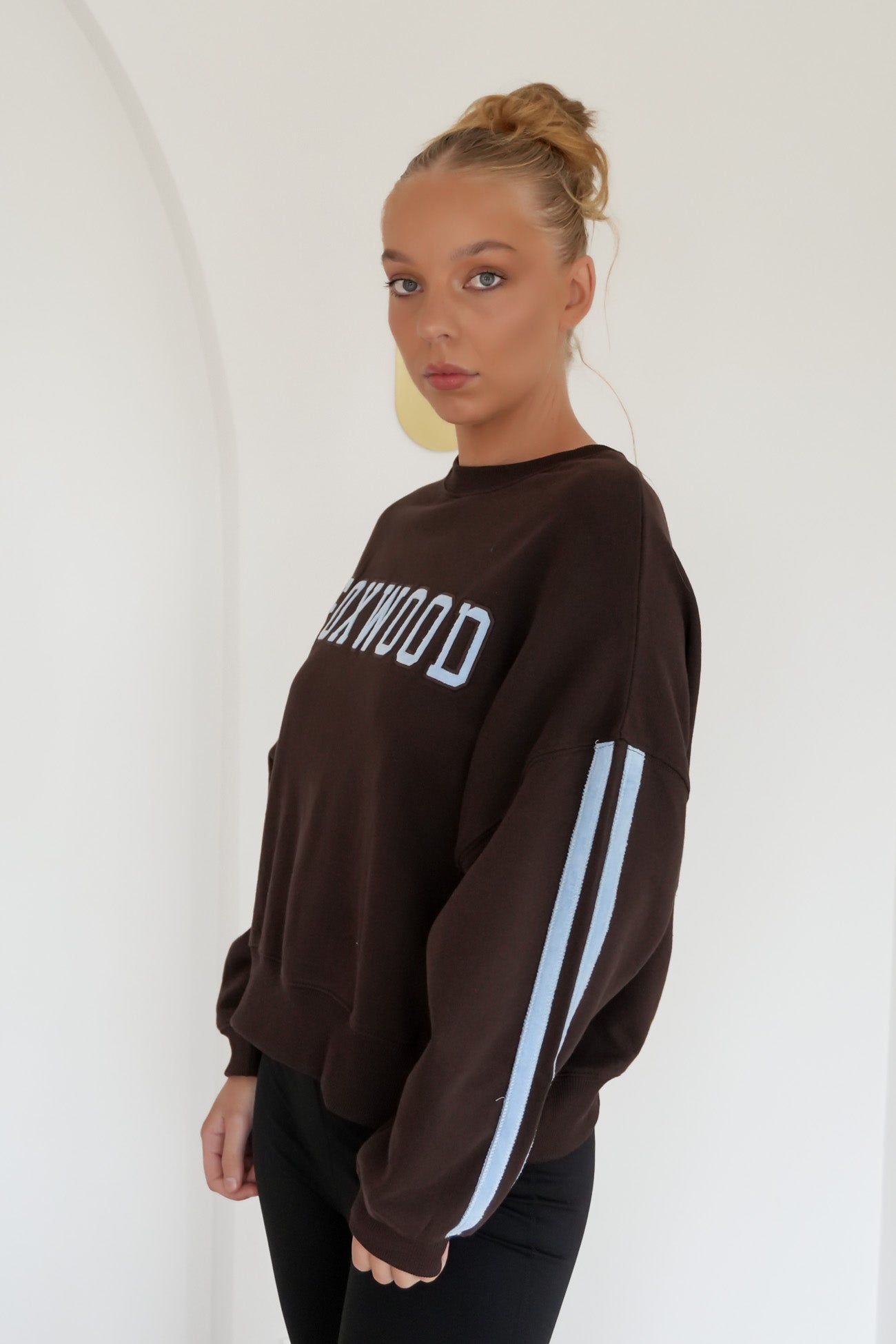 Elevated Sunday Crew Coffee Light Blue