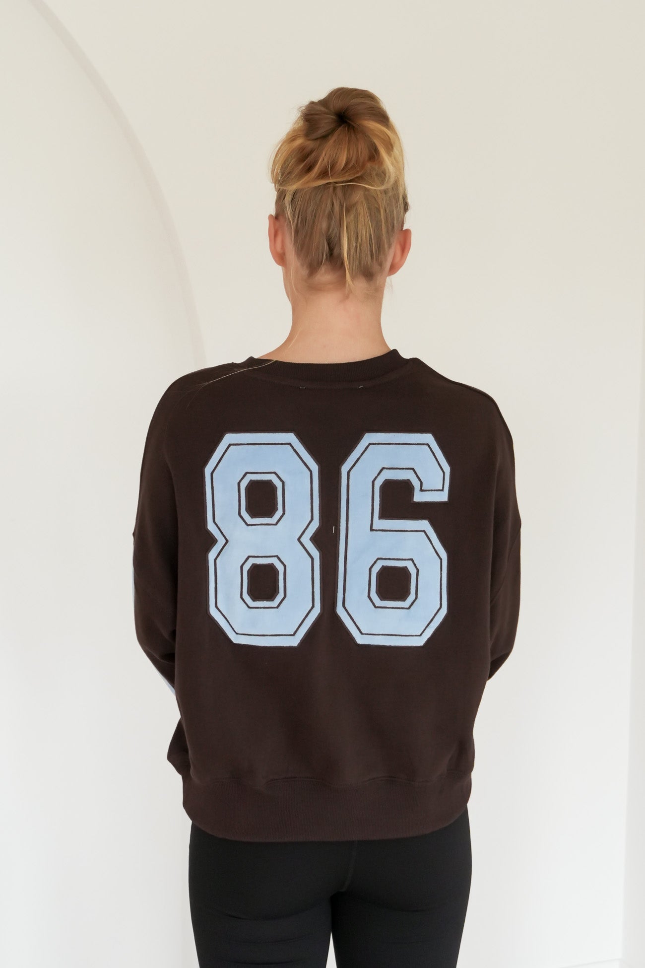 Elevated Sunday Crew Coffee Light Blue