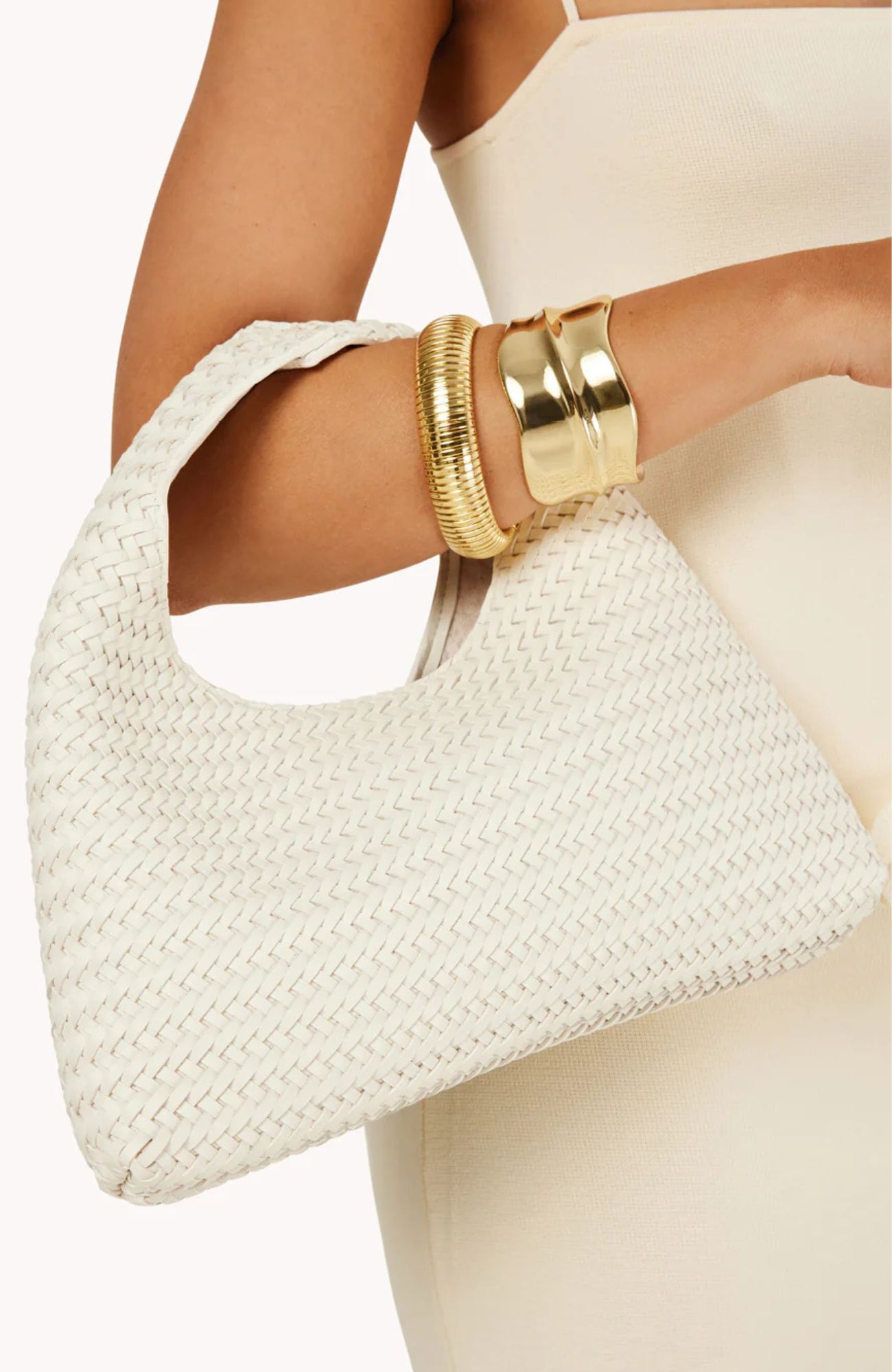 Eliana Handle Bag White