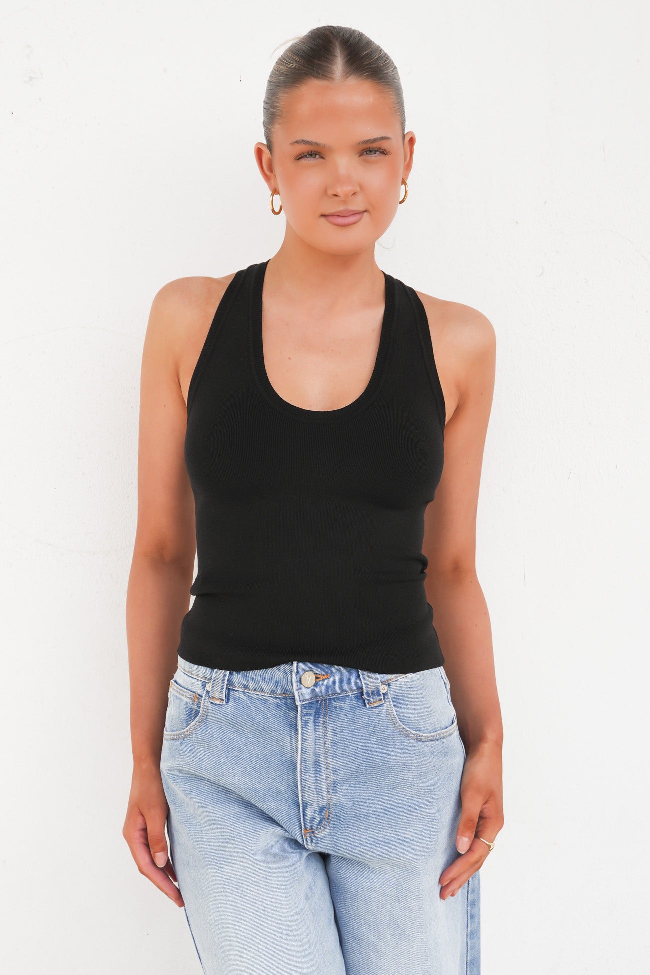 Elise Tank Black