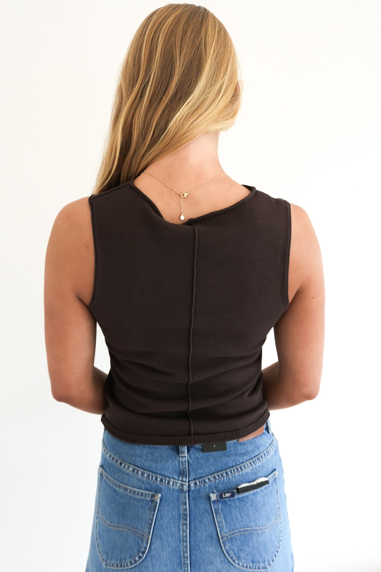 Ellis Tank Top Chocolate