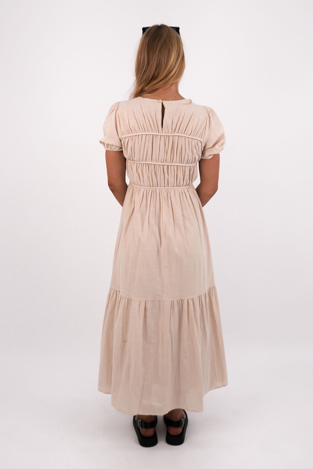 Elodie Maxi Dress Beige
