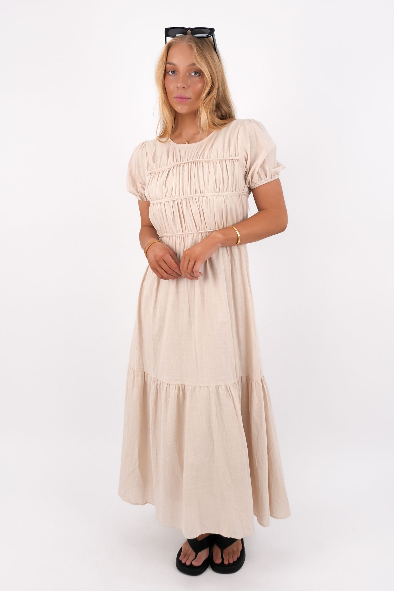 Elodie Maxi Dress Beige
